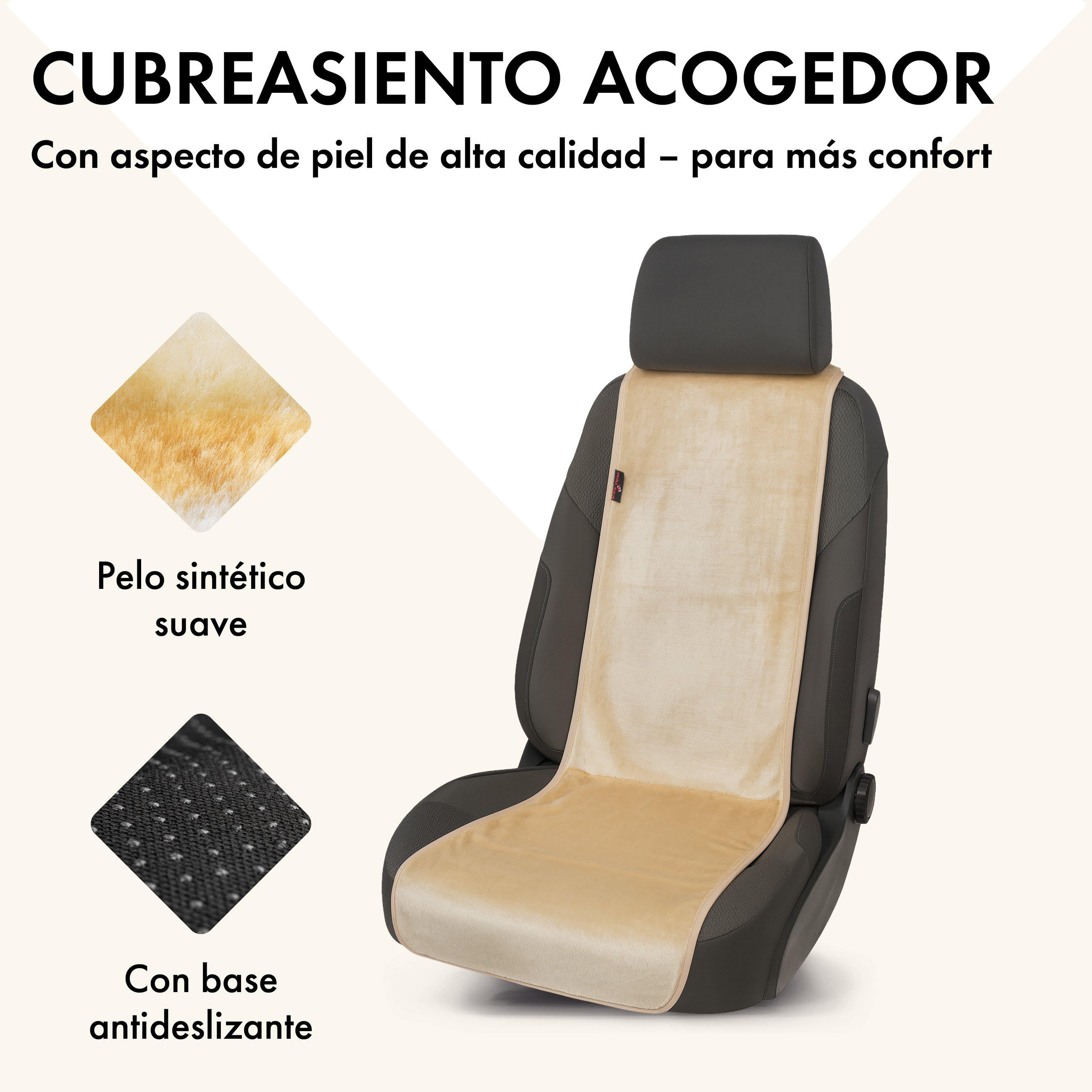 Kissen, Dekoration für Zuhause, Stuhl, Mobiliar, sitzbezug, autokissen, pupsleder, beige, antideslizante