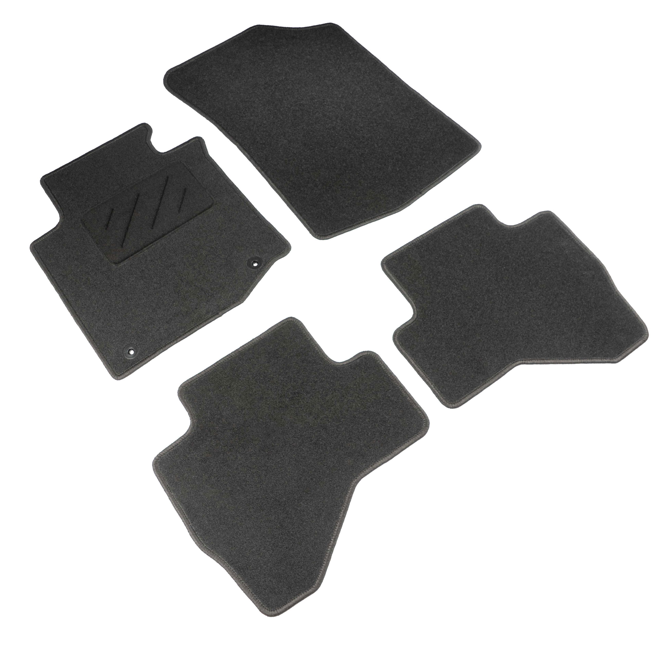 autofloor mats, car mats, flooring mats, black mats, set of four, autocat, Fussmatten, Fußmatten Auto,  Auto Innenraummatte, Fahrzeugmatten