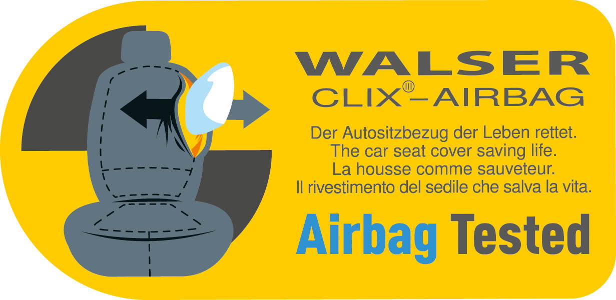 Nineve car Seat cover in lambskin anthracite with ZIPP IT system, 1 piece