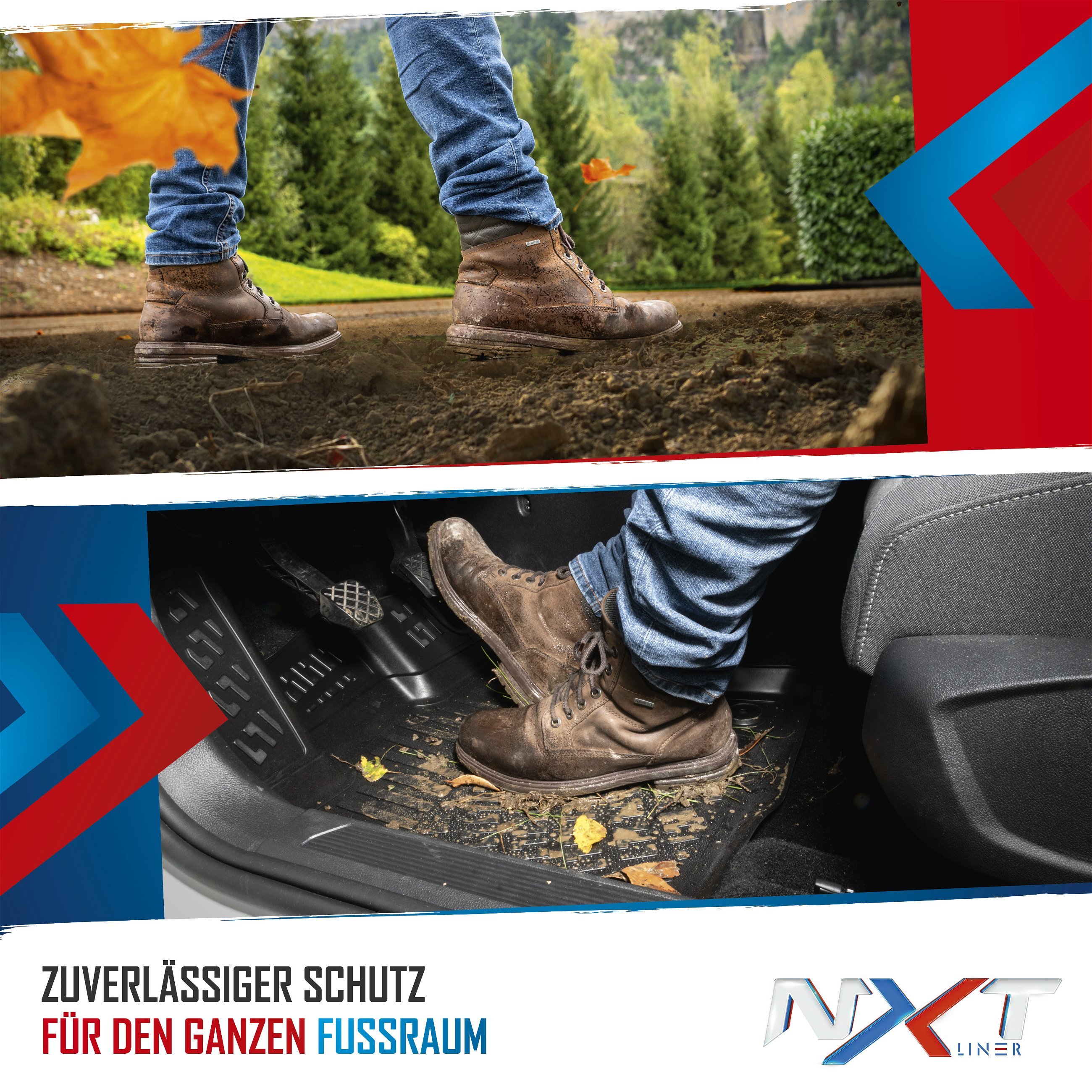 Gummimatten NXT für BMW X1 (F48) 11/2014-Heute