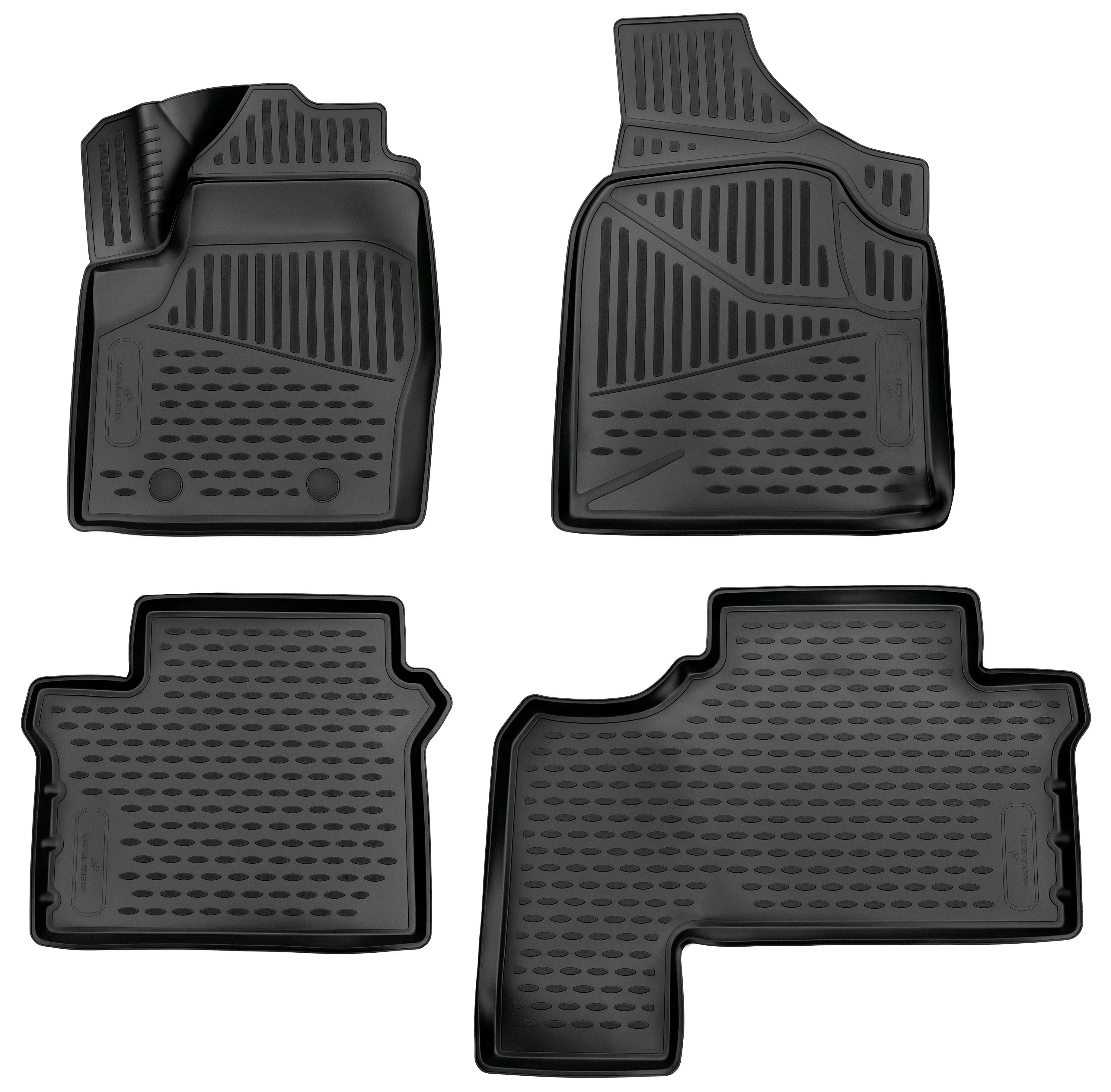 Tappetini in gomma per auto su misura XTR per VW Sharan, 1995 - 2010