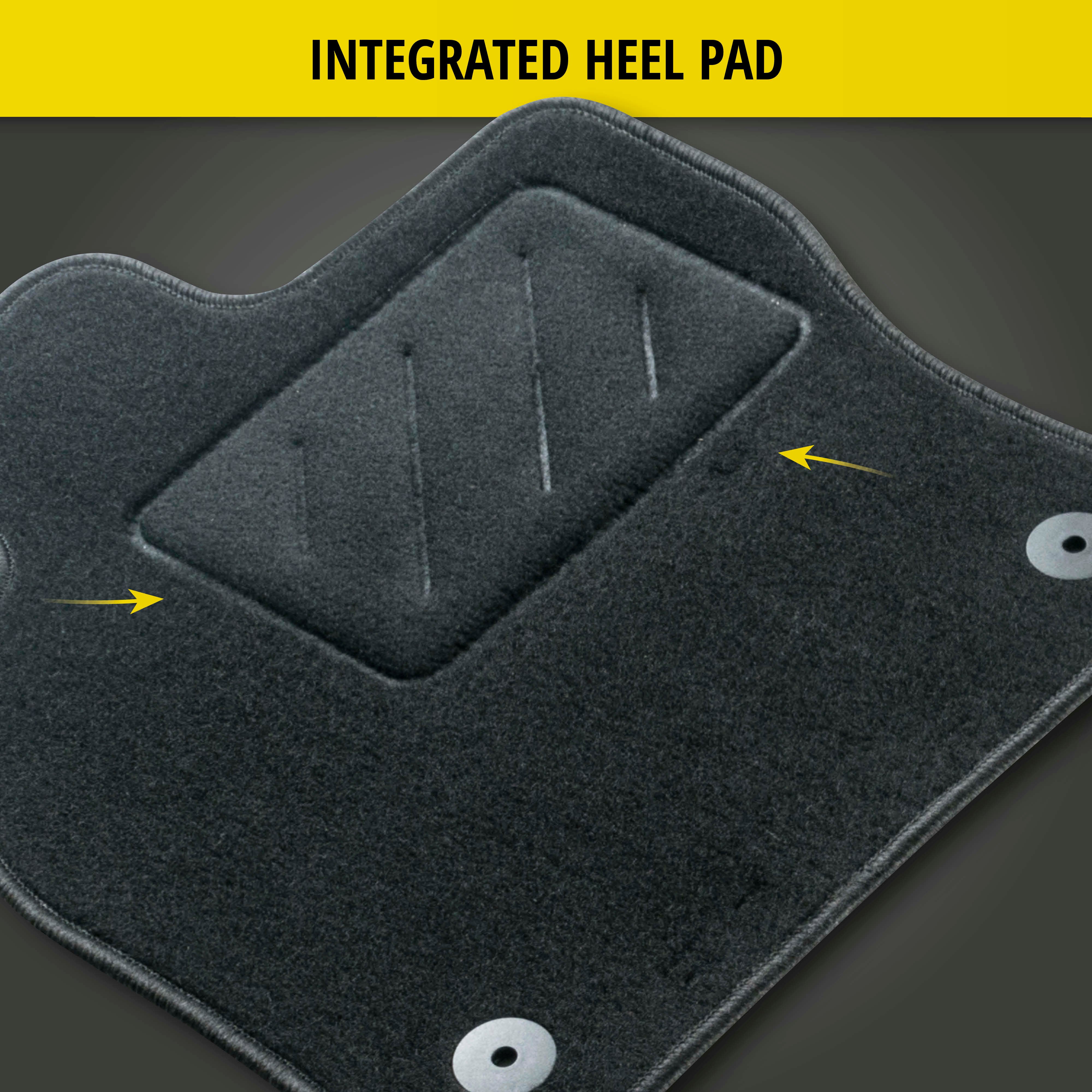 Floor mats for Seat Leon (1P1) Facelift 2009 - 12/2013