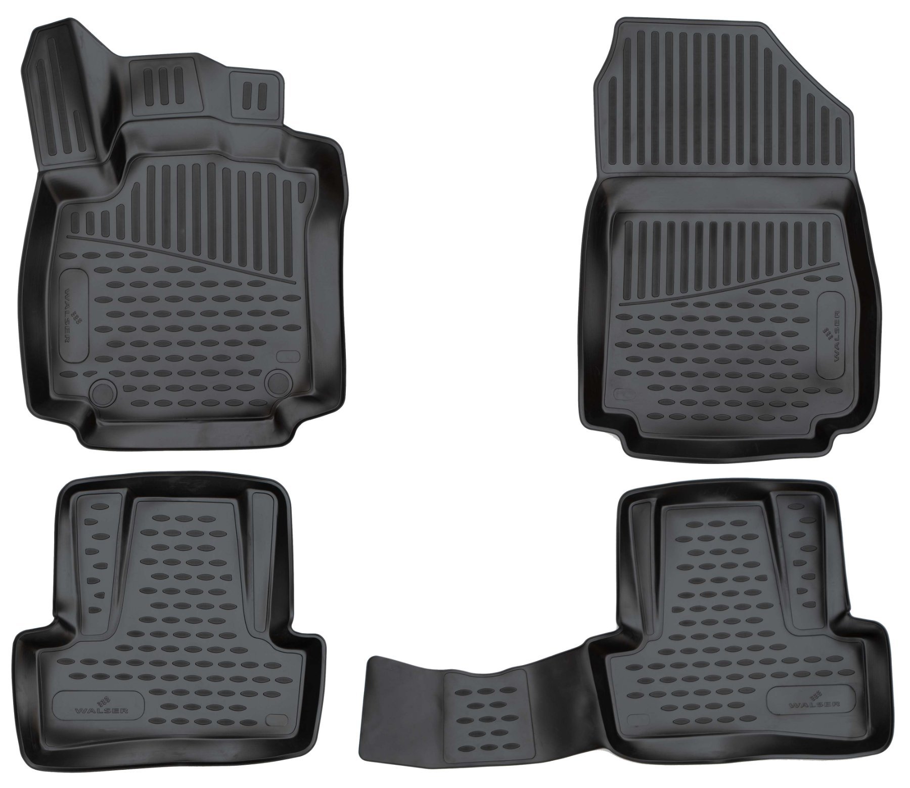 Tappetini in gomma per auto su misura XTR per Renault Clio IV (BH) 11/2012- 2019, Clio IV Grandtour (KH) 01/2013- 2019