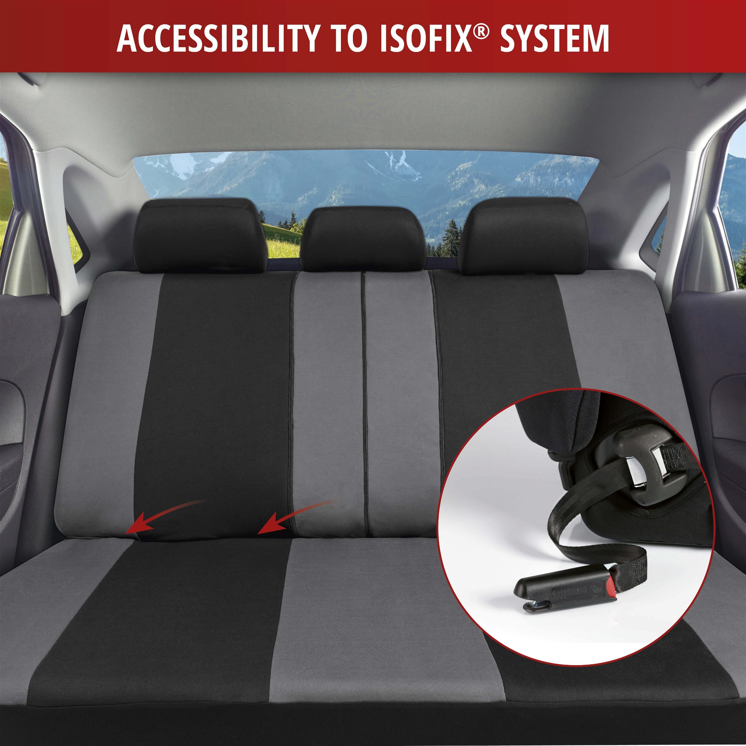 ZIPP IT Premium Inde car Seat covers with zipper system