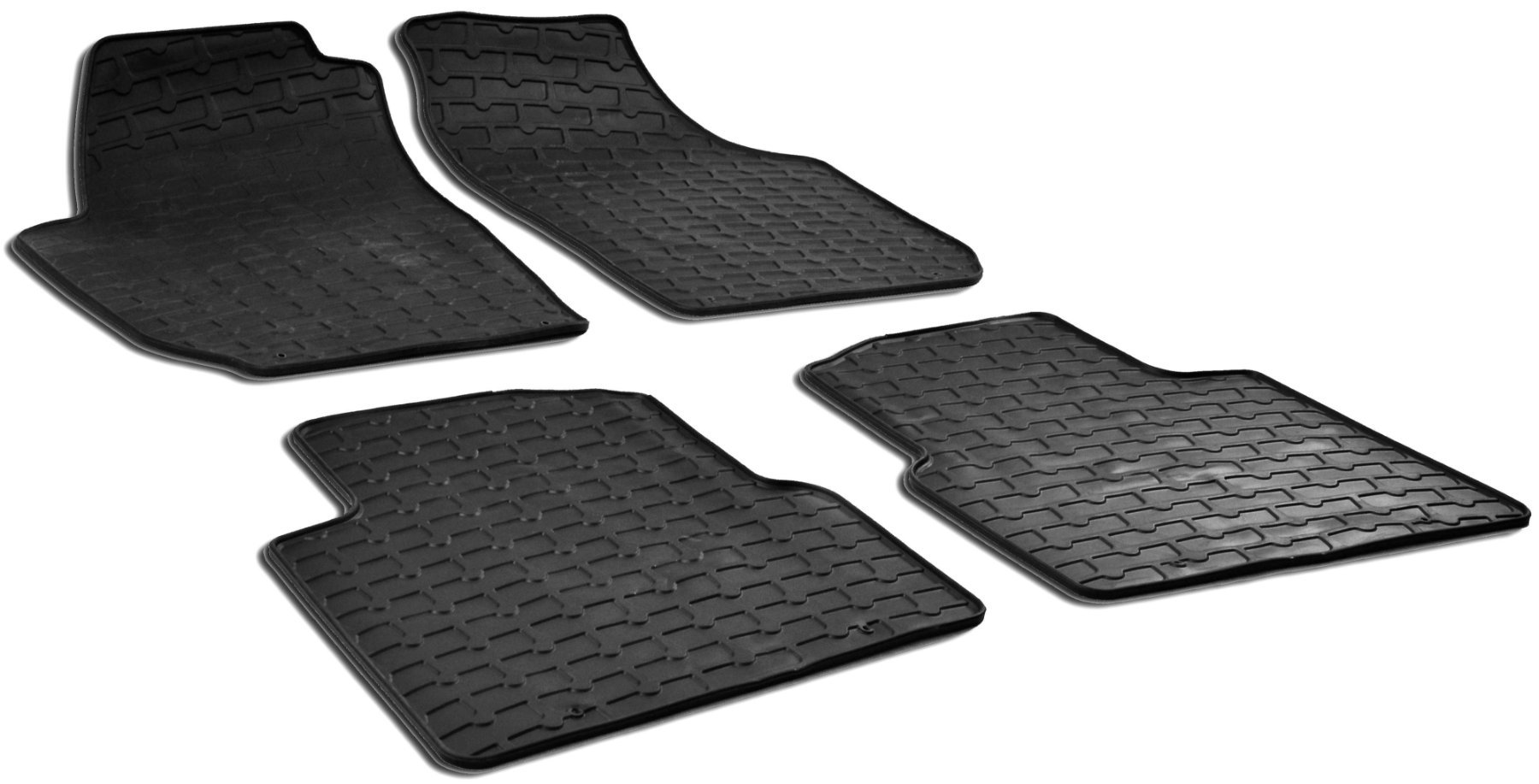 DirtGuard rubberen voetmatten geschikt voor Skoda Roomster (5J7) 03/2006-05/2015