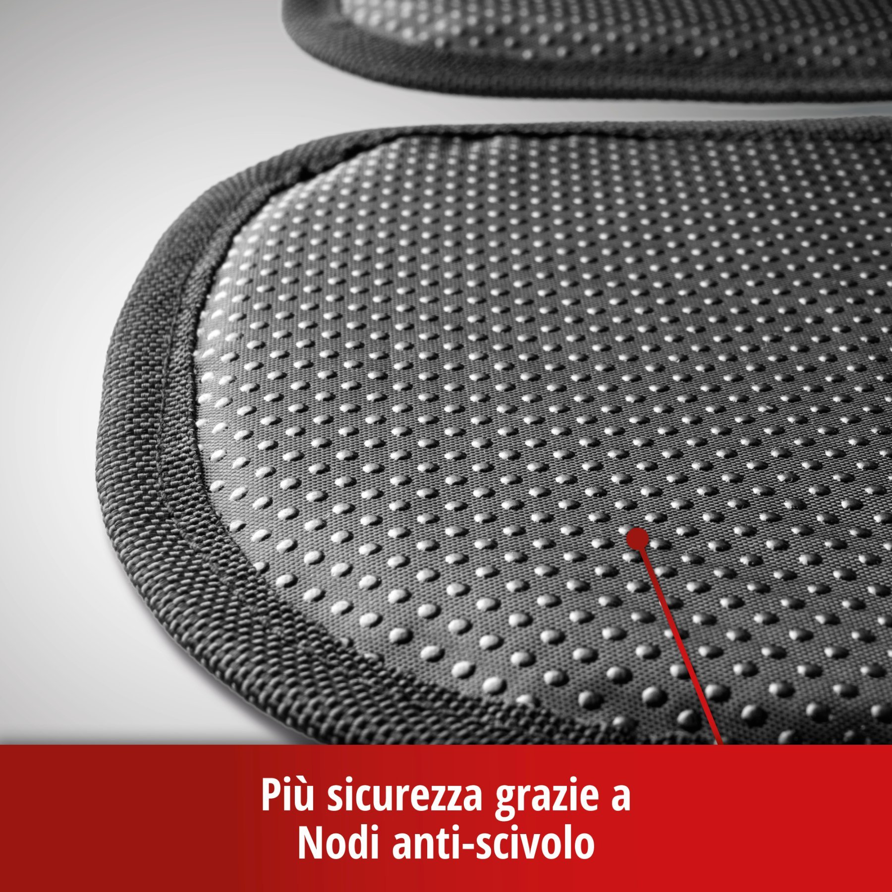 Cuscino per seggiolino Tidy Fred, cuscinetto protettivo per bambini grigio/nero