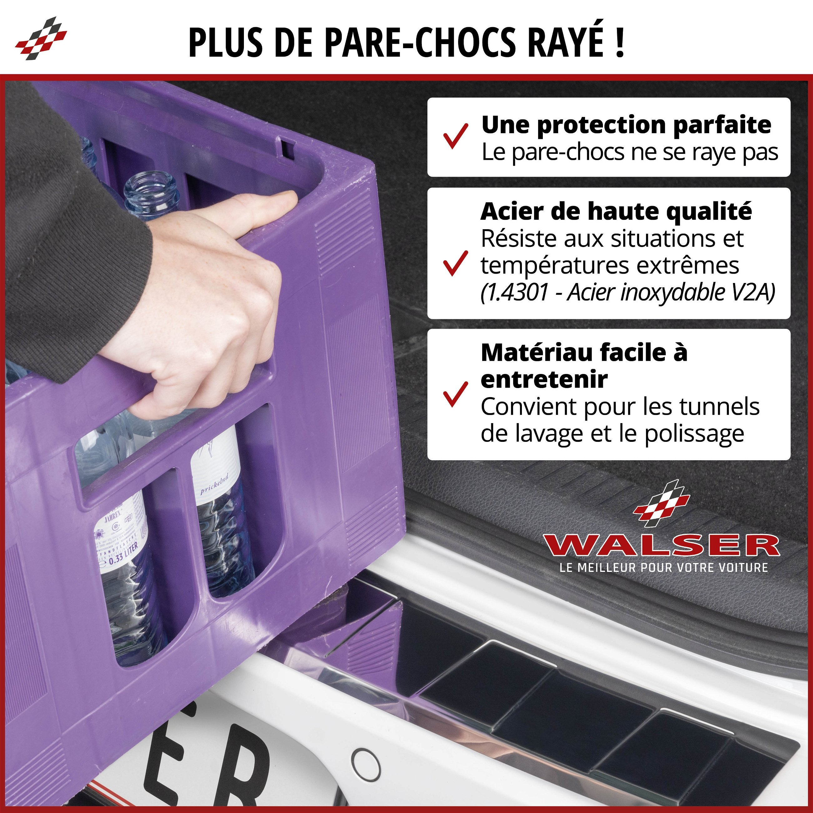 Protection du seuil de chargement Proguard pour Ford Mondeo V Turnier (CF) 09/2014-2019