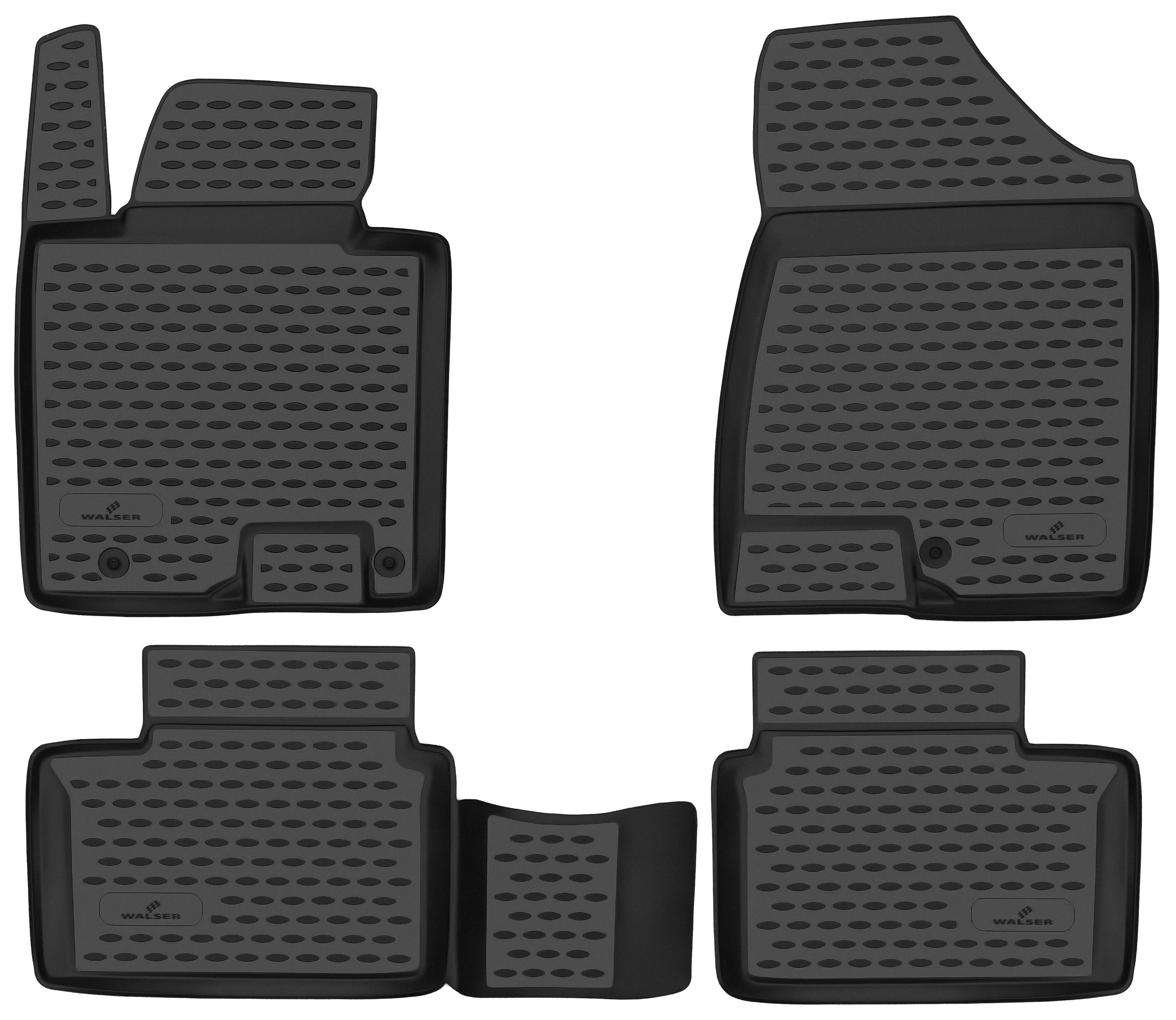 Rubberen Voetmatten XTR geschikt voor Kia Ceed/Ceed Sportswagon (JD) 2012-07/2018
