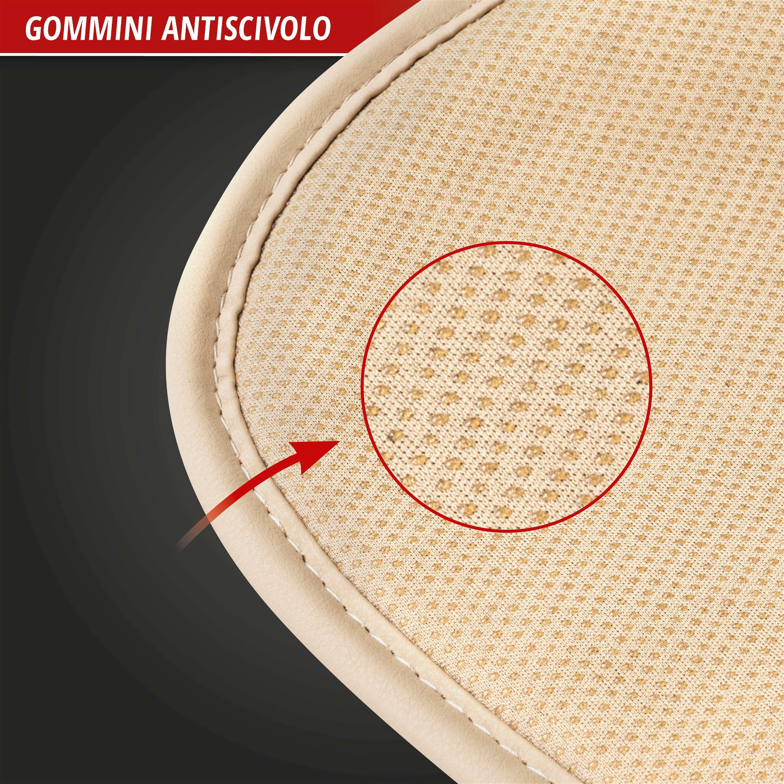 Coprisedili per auto Lewis beige