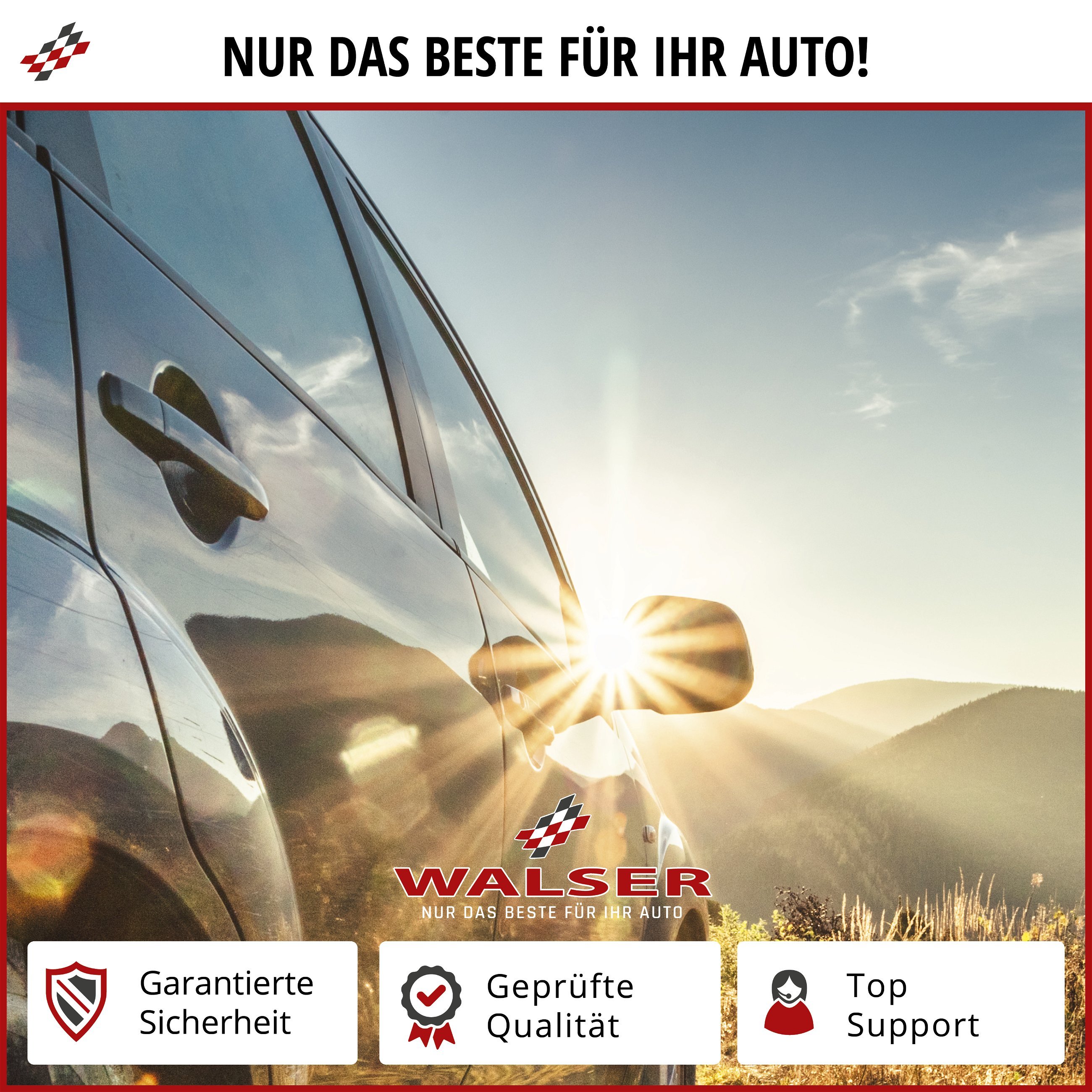 Auto-Sonnenschutz, PKW-Thermoschutz, Autoscheiben-Abdeckung 230 x