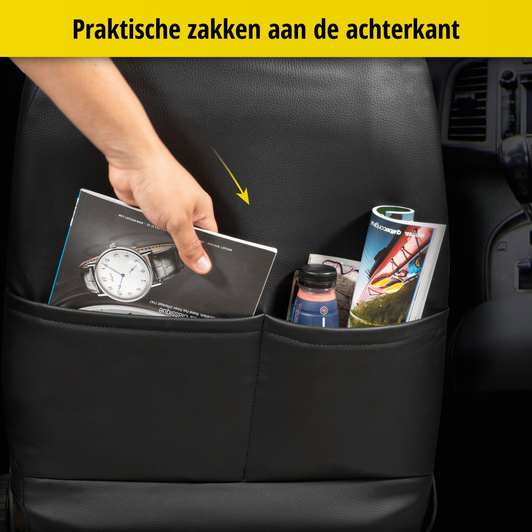 Auto stoelbekleding Robusto geschikt voor VW Passat Comfortline 08/2014-Vandaag, 2 enkele zetelhoezen voor standard zetels