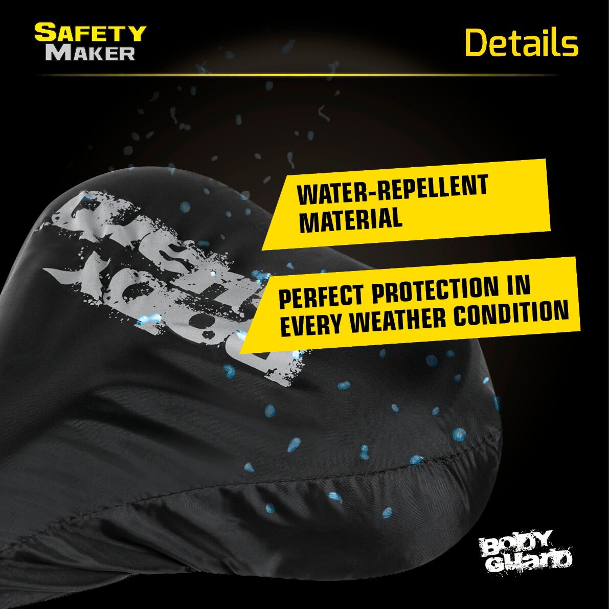 Saddle cover black