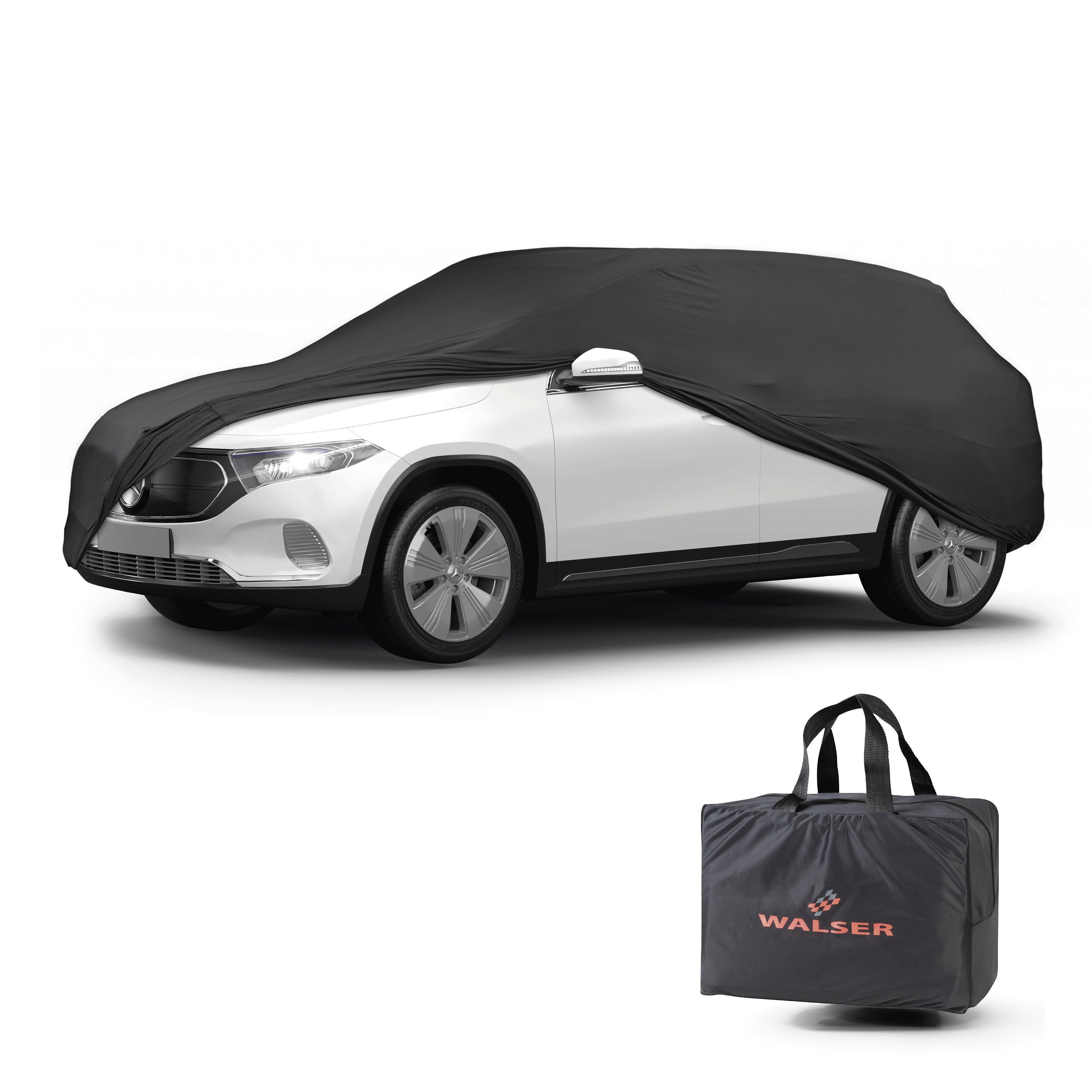 Bâche pour voiture Indoor Stretch Basic SUV taille M noir