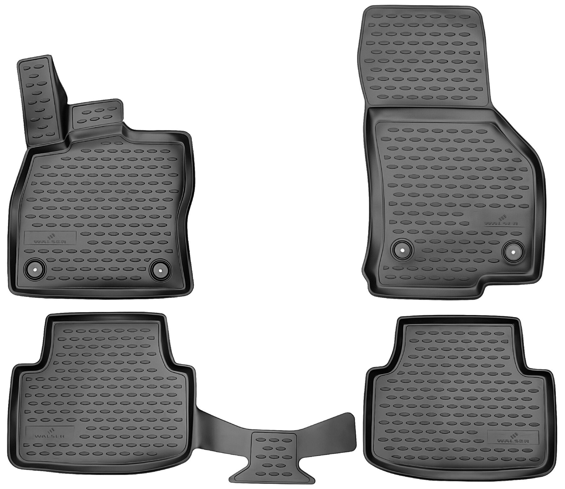 Tappetini in gomma per auto su misura XTR per Skoda Octavia III 2012-2021, Octavia IV 2019-Oggi