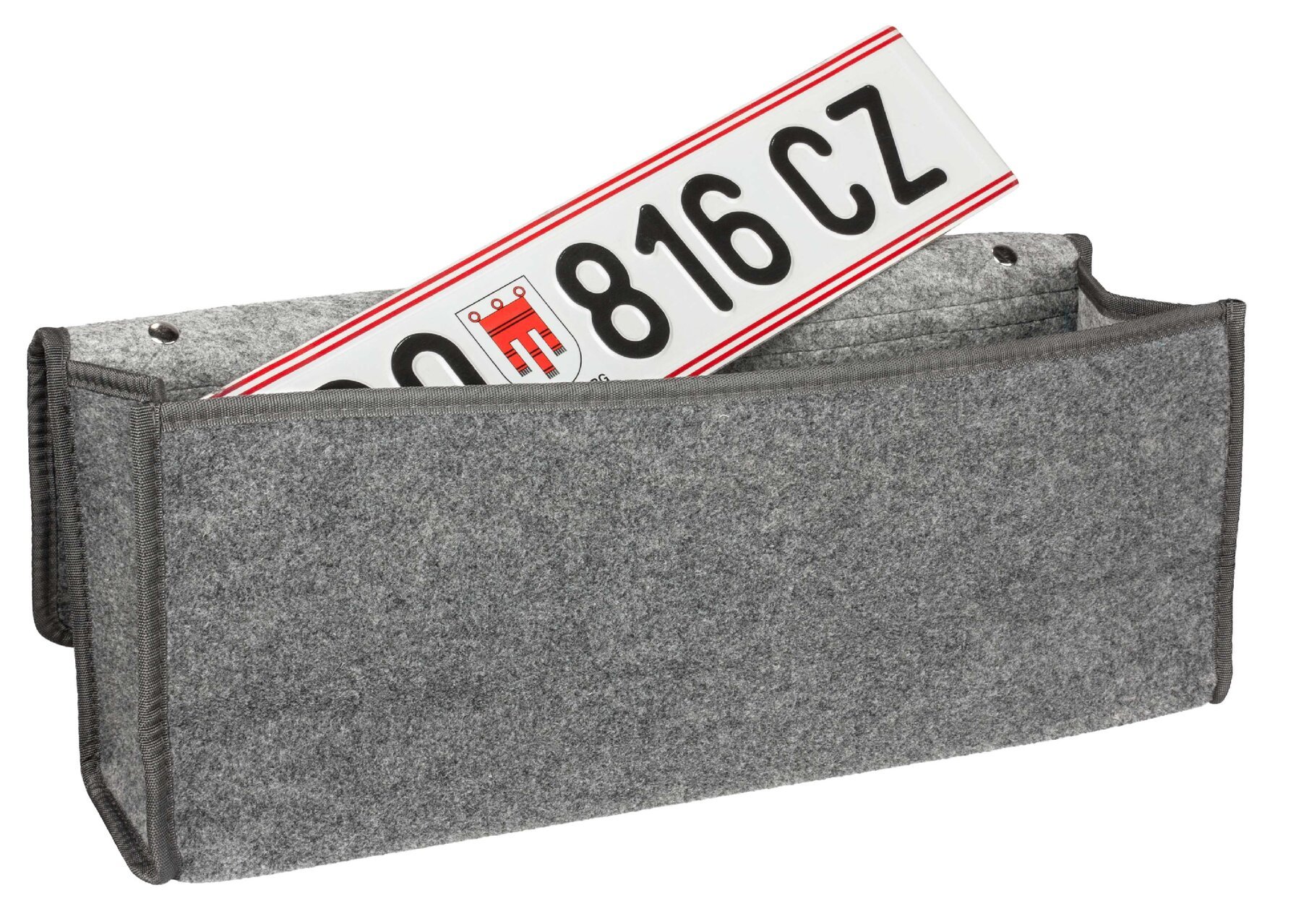 Kofferraumtasche Toolbag Größe XXL, Auto-Aufbewahrungstasche grau 57x16x21 cm