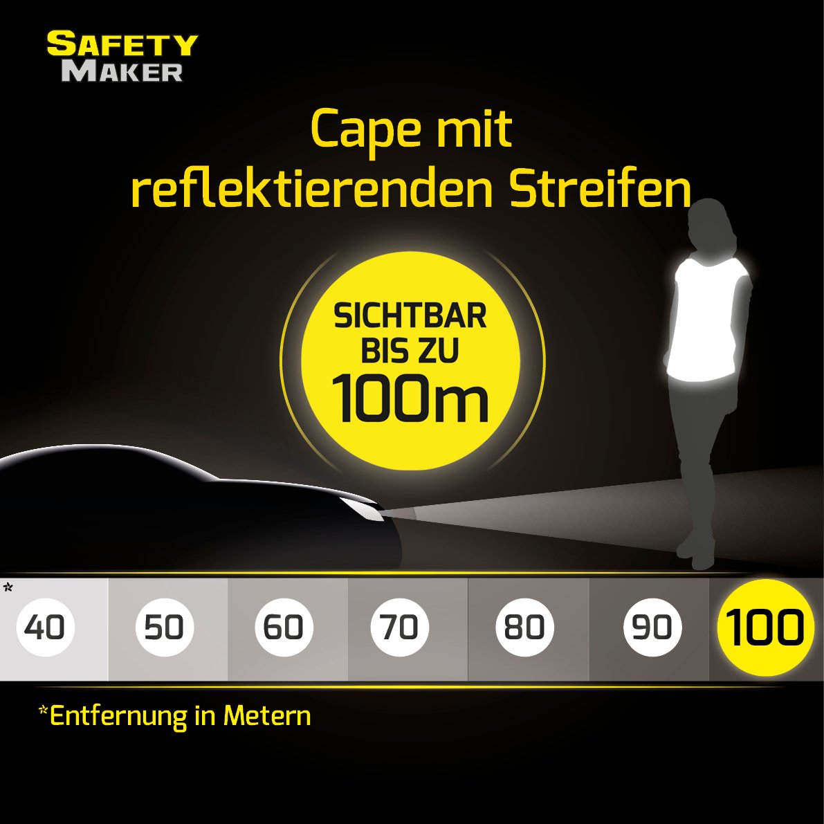 Reflektierende Freizeitweste S-M pink
