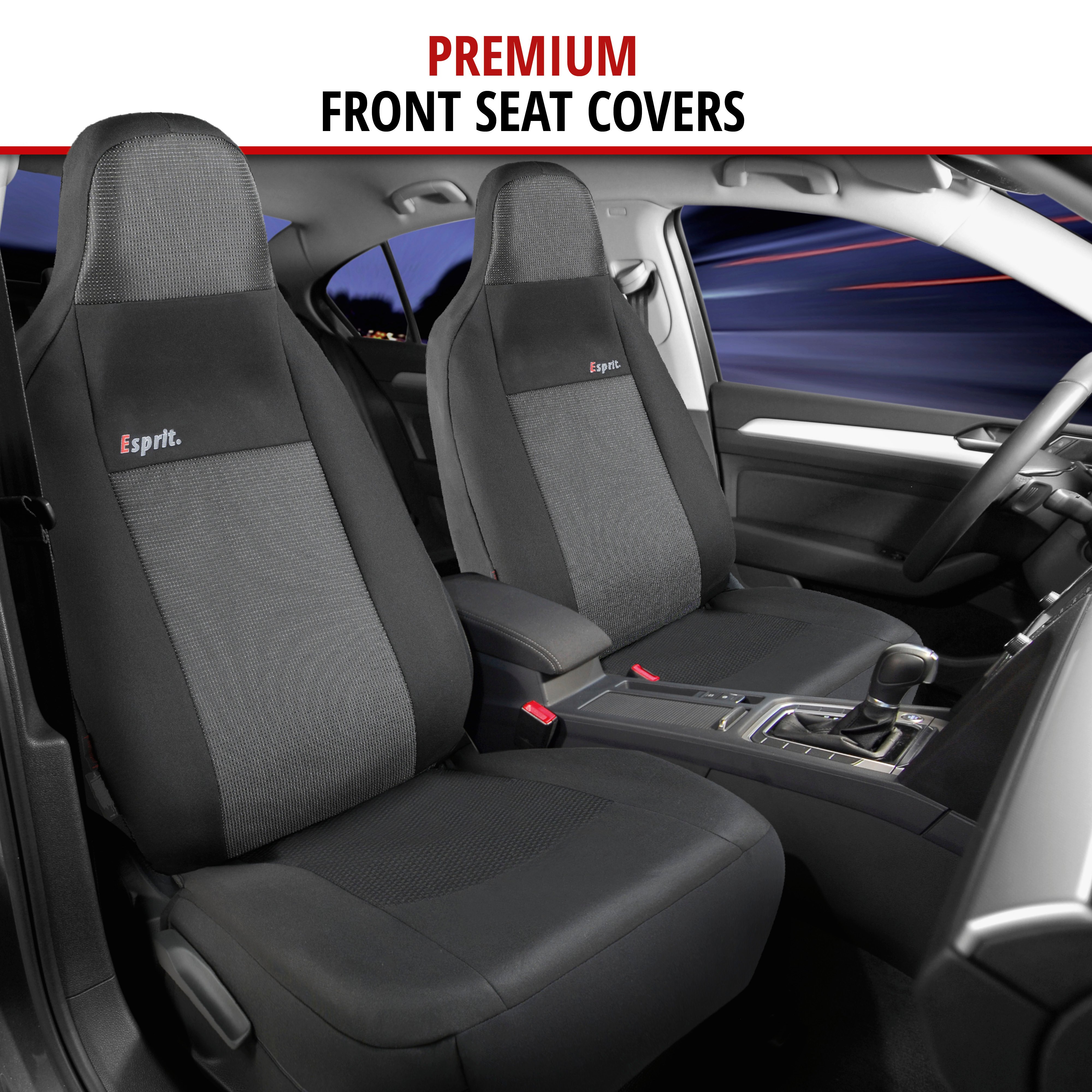 ZIPP IT Premium Esprit car seat covers complete set with zip system, highback seats