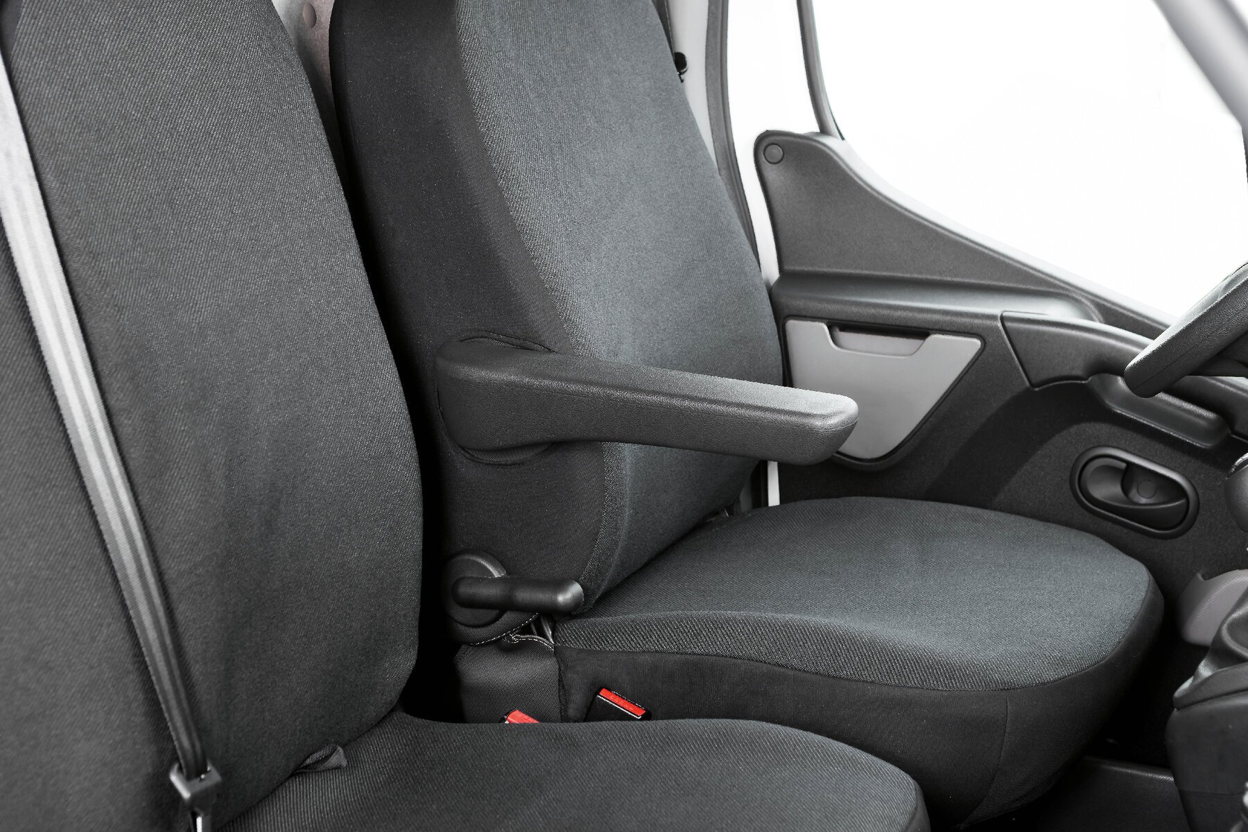 Seat cover made of fabric for Opel Movano, Renault Master, Nissan Interstar, single seat cover, double seat cover