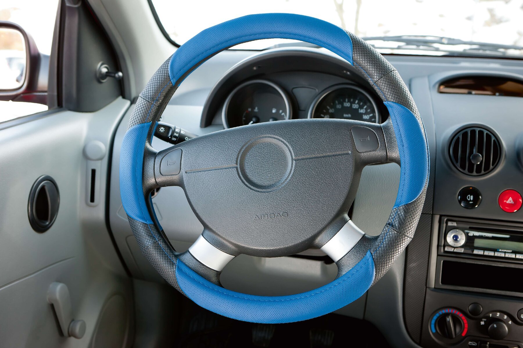 Steering wheel cover steering wheel cover sport blue