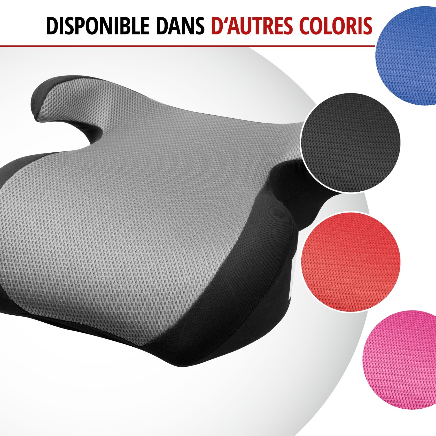 Rehausseur Lino noir/argent