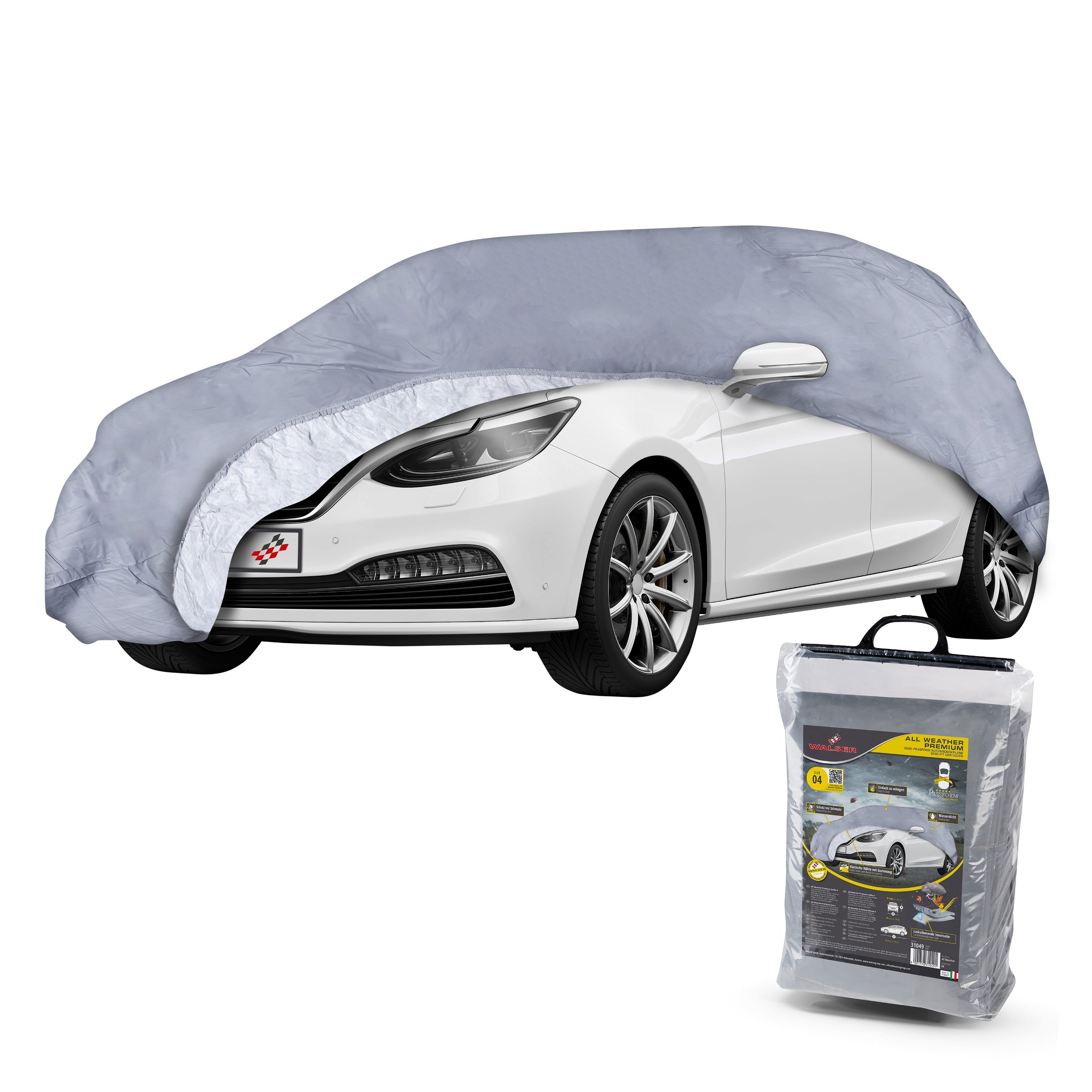 Car cover All Weather Premium size 4 grey