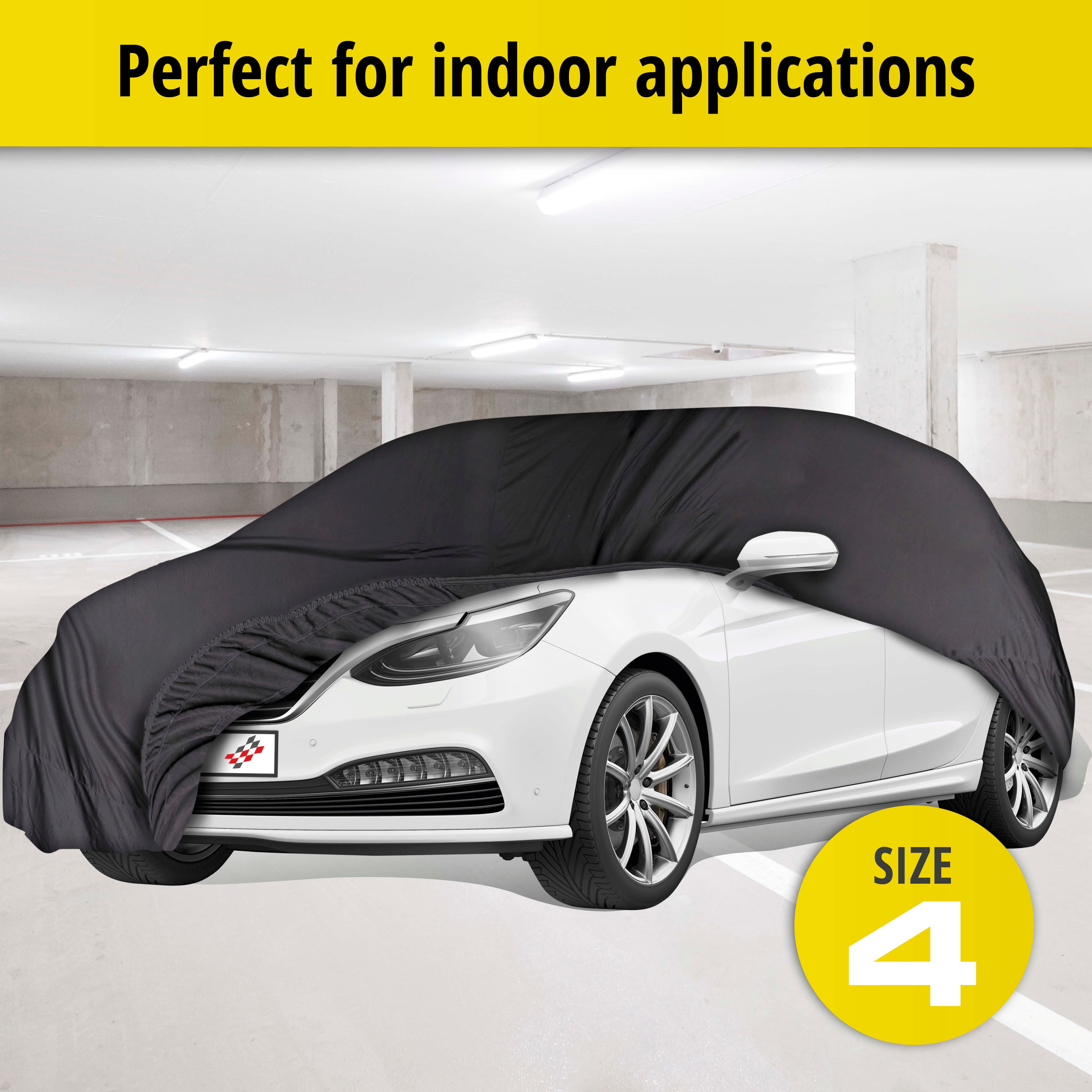 Car tarpaulin Indoor Soft size 4 black