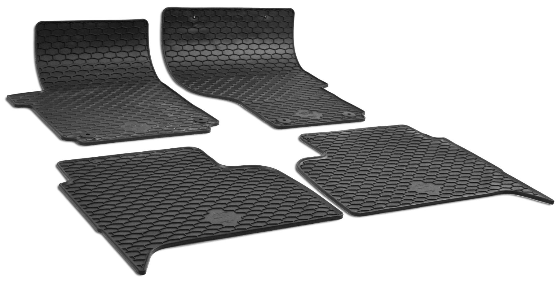 DirtGuard rubberen voetmatten geschikt voor VW Amarok 09/2010-Vandaag, 4-teilig