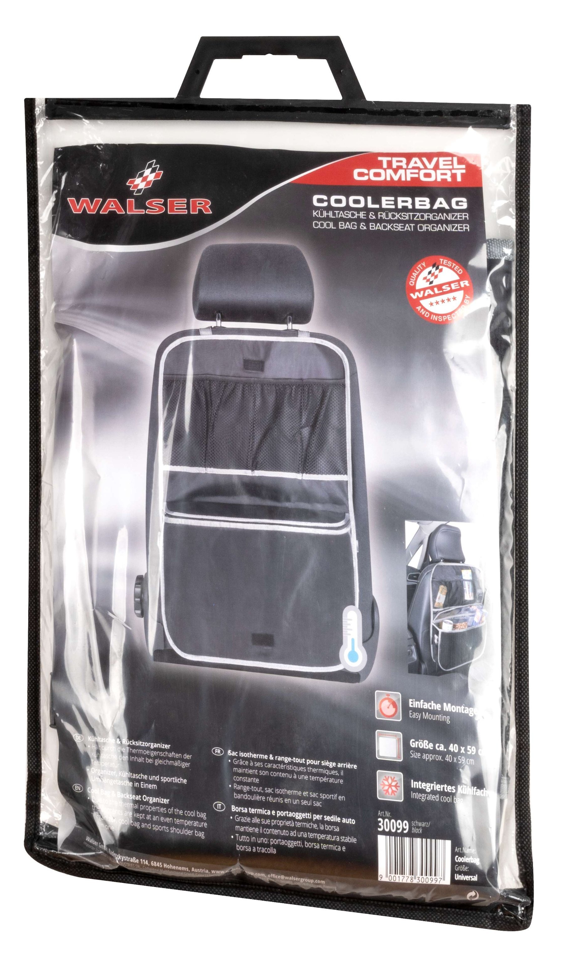 Auto-Organizer Coolerbag, Rückenlehnentasche Coolerbag 40x59 cm anthrazit |  Auto-Organizer Coolerbag, Rückenlehnentasche Coolerbag 40x59 cm anthrazit |  Rücksitz Taschen | Kids & Co | Walser Online Shop