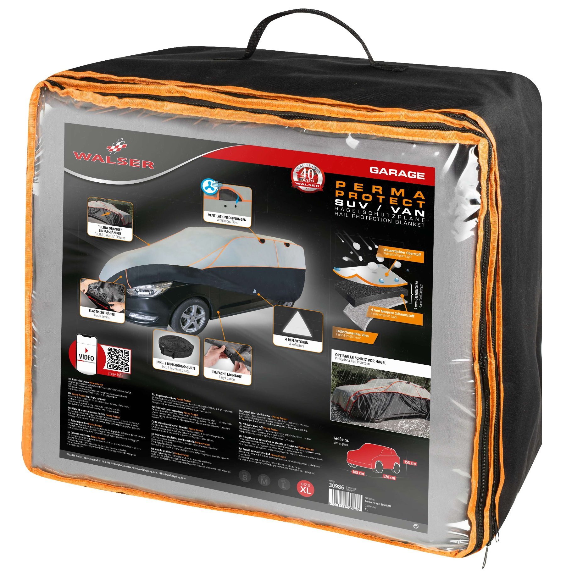 Bâche de voiture antigrêle anti-grêle Perma Protect SUV taille XL