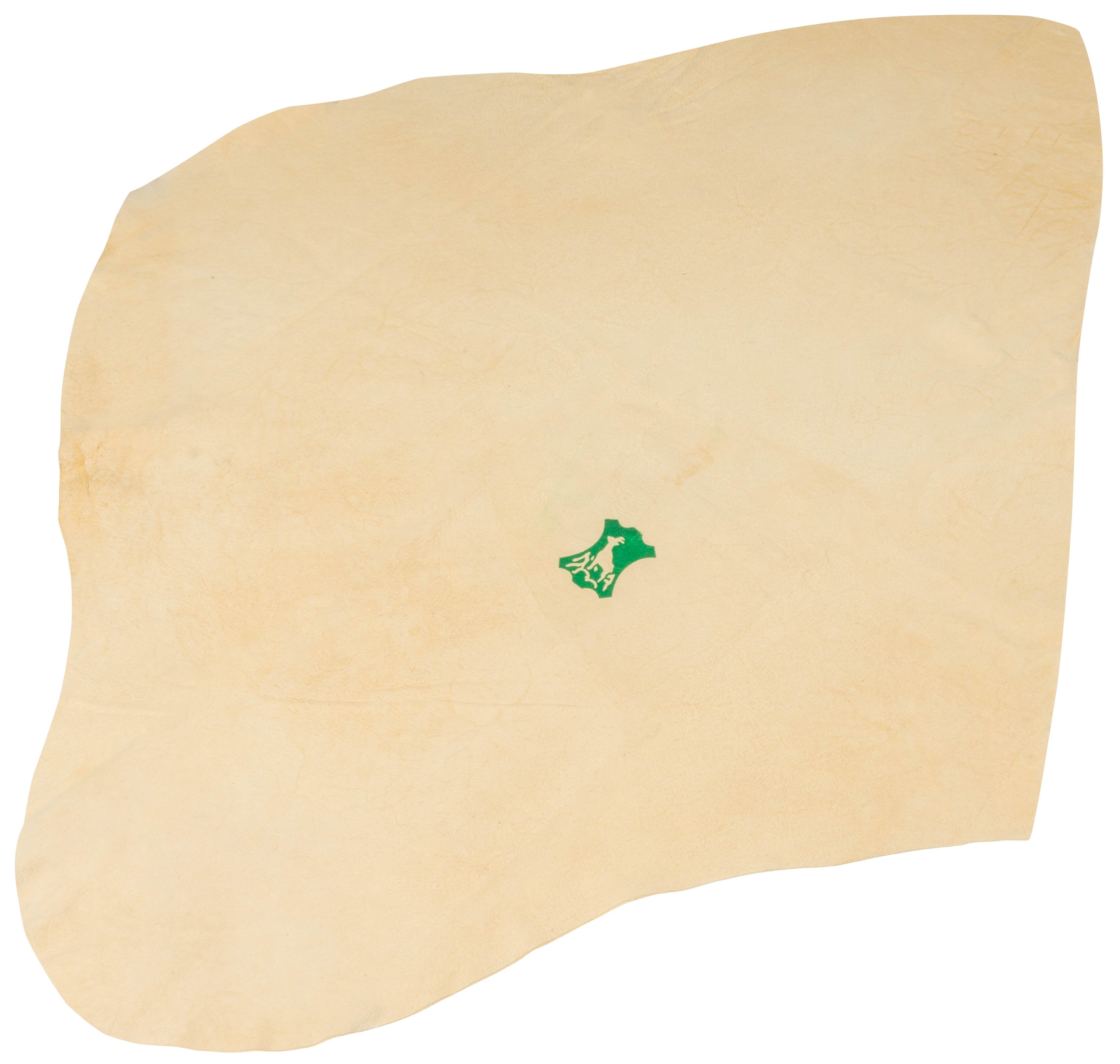 Zeemlap beige, 52 x 35 cm natuurlijke vorm
