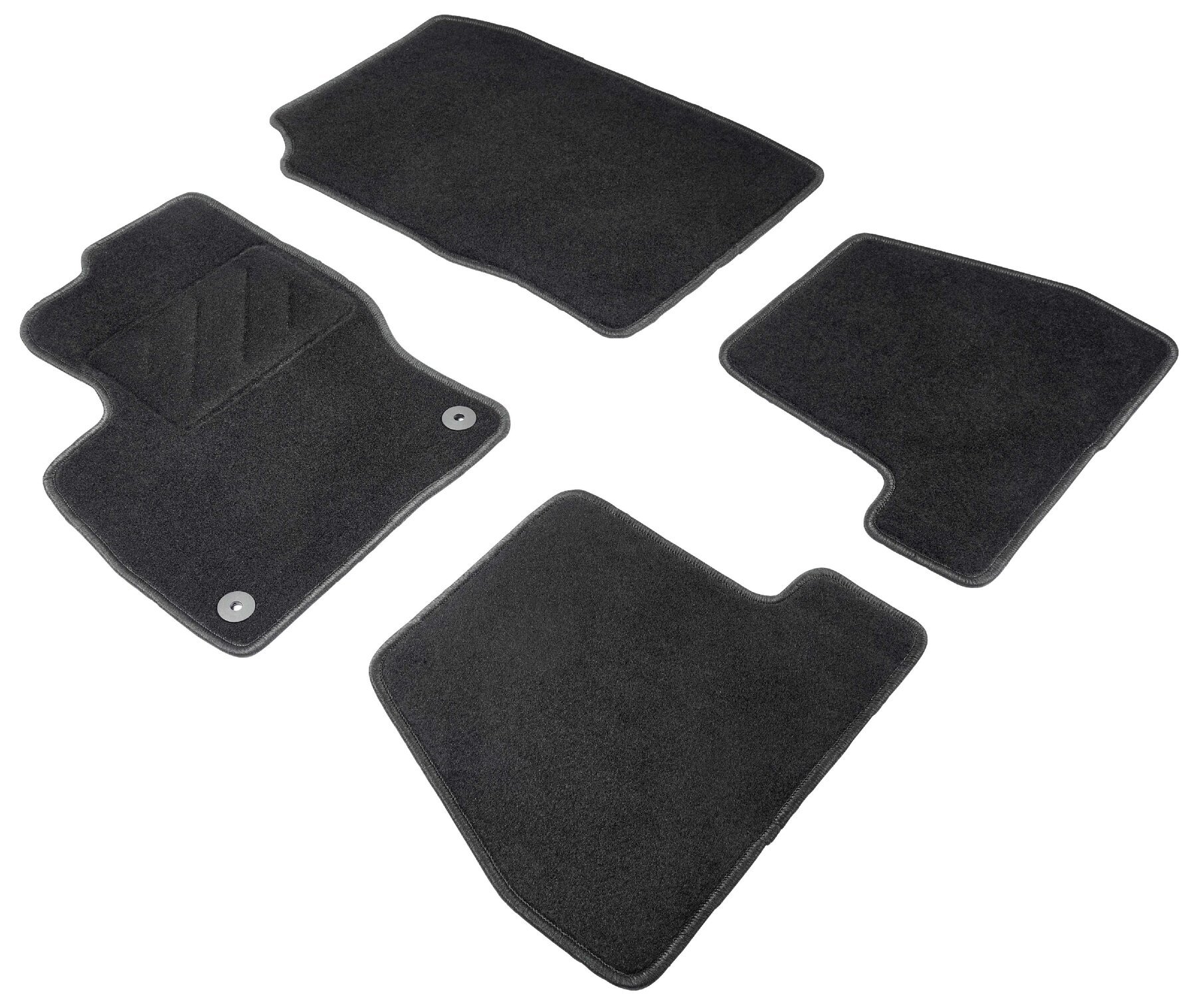 Tapis en caoutchouc XTR pour Peugeot 2008 I (CU) 03/2013-Auj., Tapis en  caoutchouc pour Peugeot 2008, Tapis en caoutchouc pour Peugeot