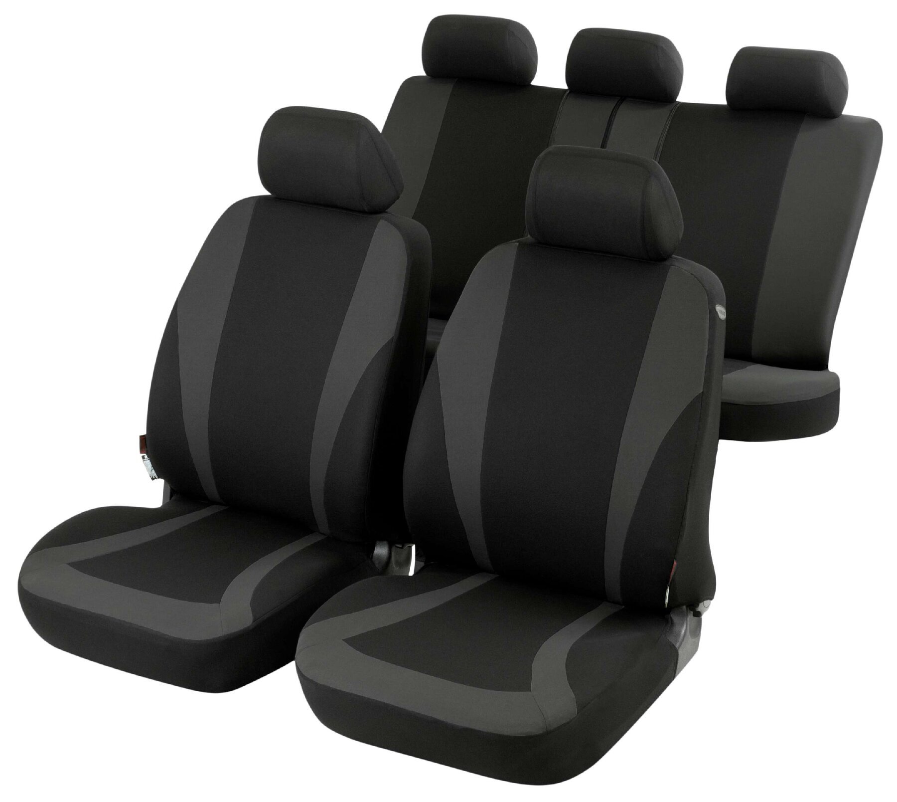 Car Seat cover Mendoza anthracite grey Complete set