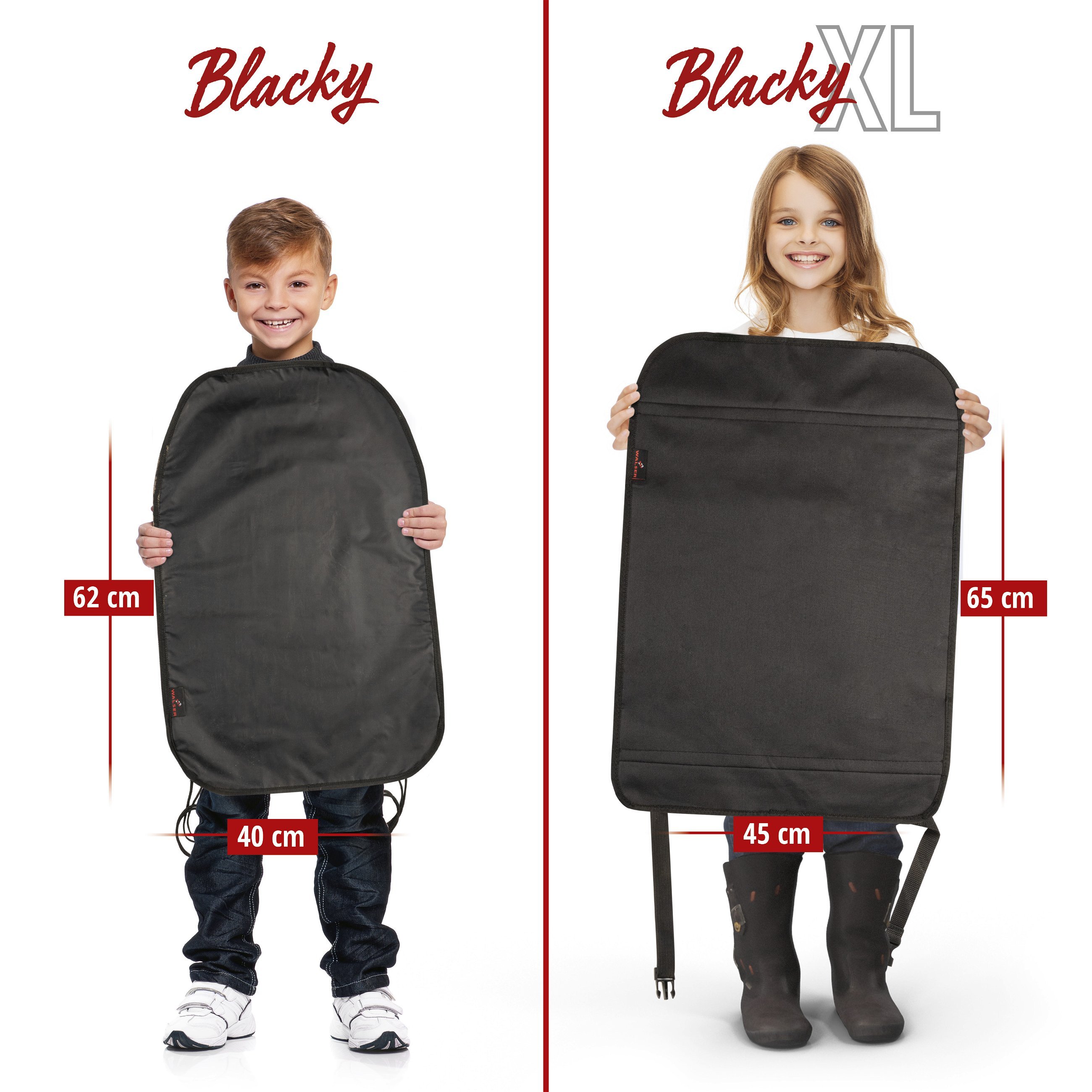 Car seat backrest protection Blacky