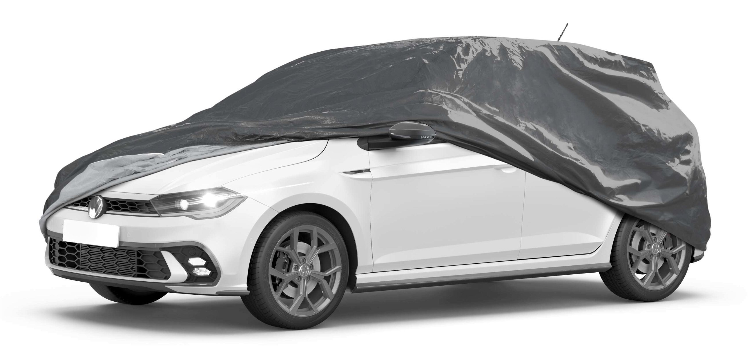 Car cover All Weather Basic, car cover full garage size M grey