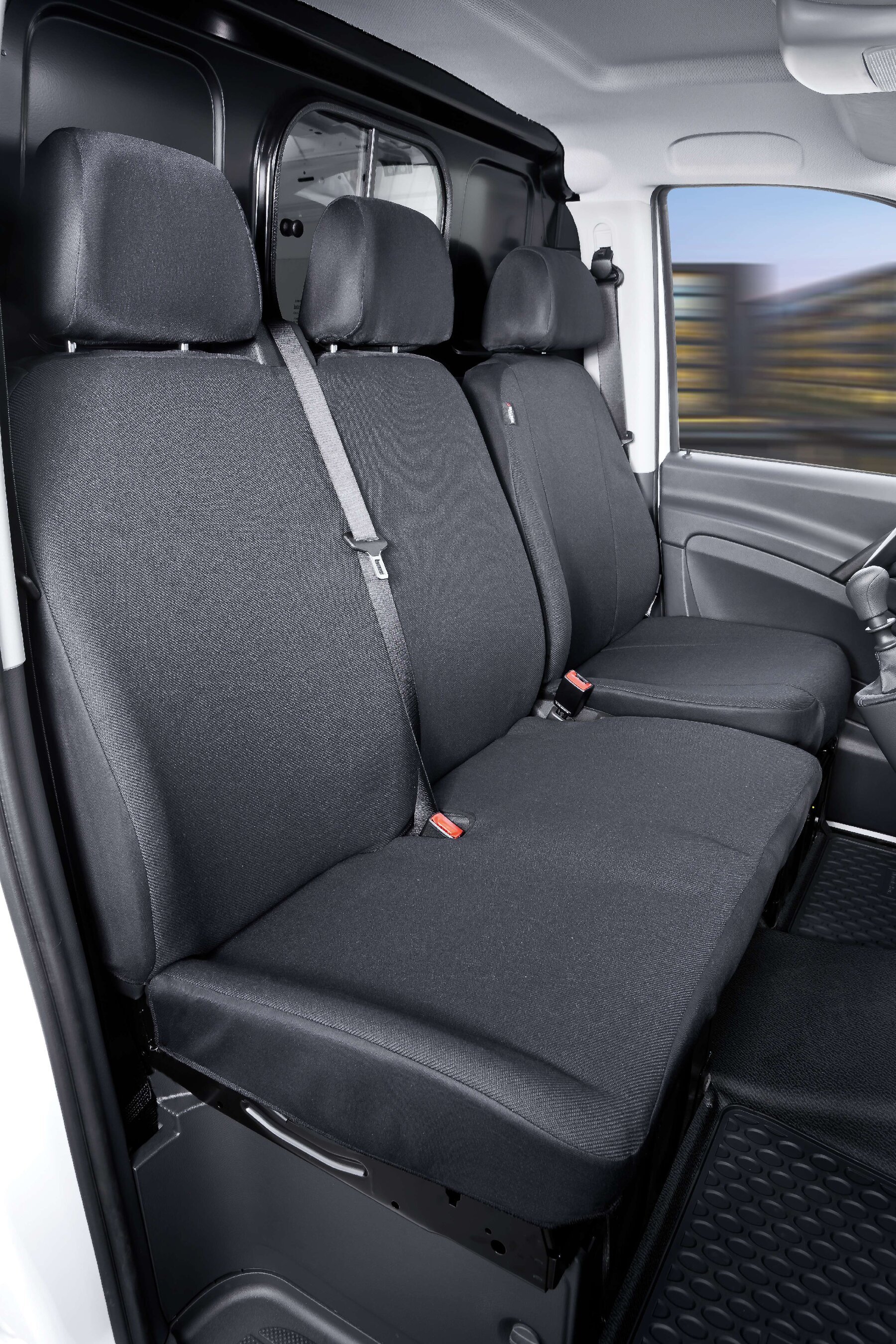 COMFORT sitzbezüge (öko-leder) Mercedes-Benz Vito W638 (2 sitzer) 1+1