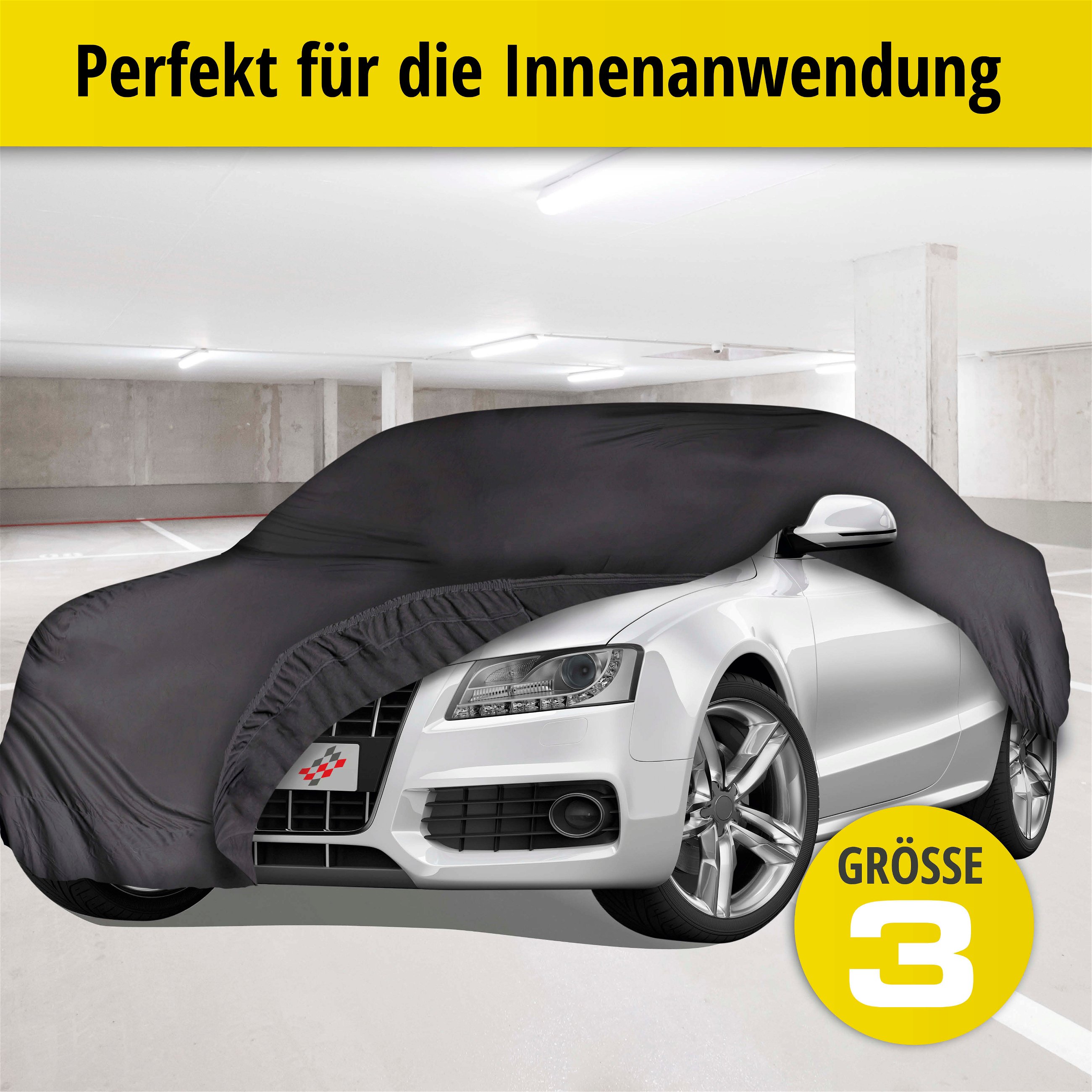 Autoplane Abdeckplane Indoor Soft Größe 3 schwarz