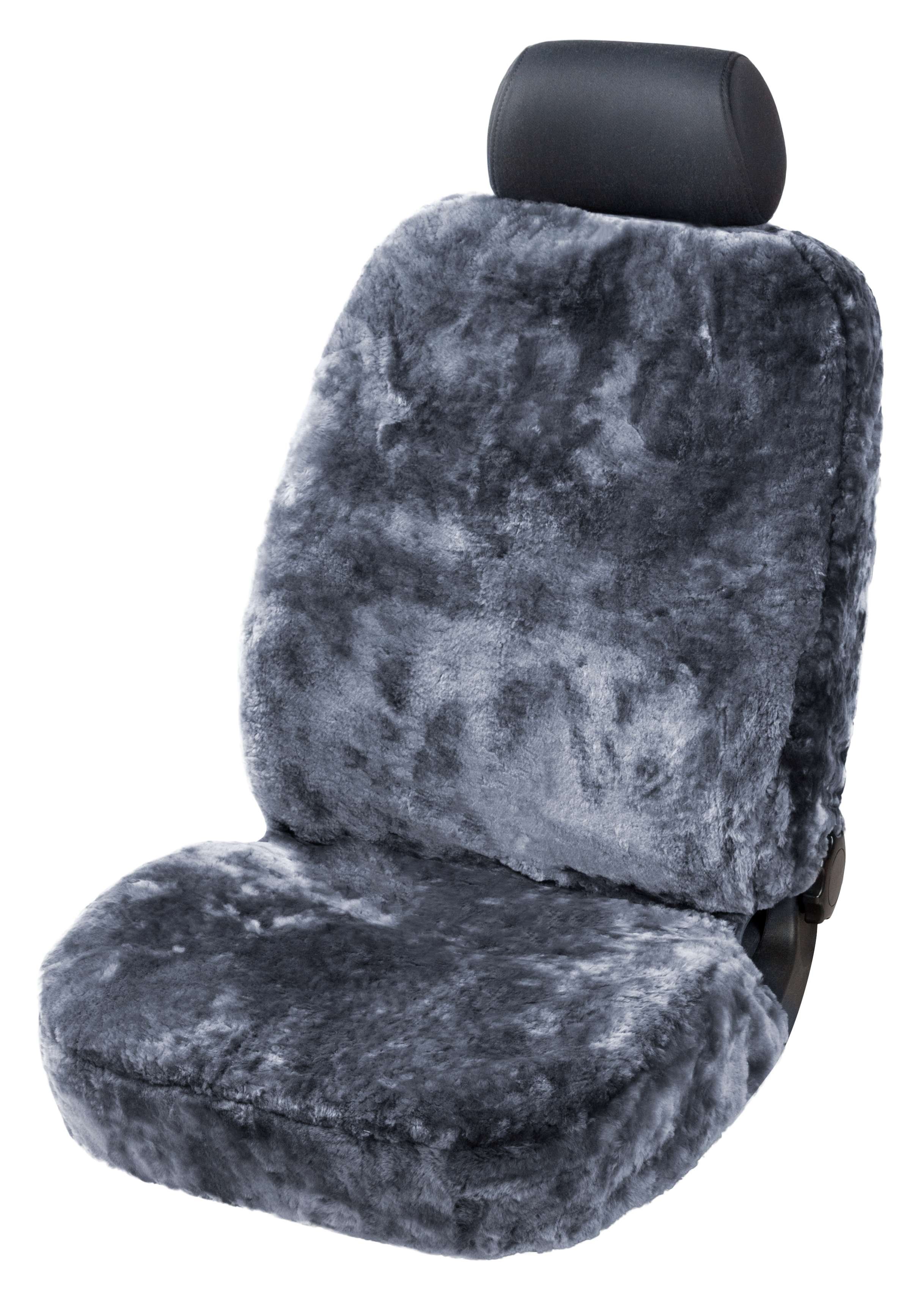 Nineve car Seat cover in lambskin anthracite with ZIPP IT system, Sheepskin Seat covers, Car Seat covers, Seat covers & Cushions