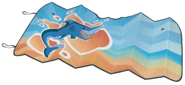 Sonnenschutzschild Alu Sharky Frontscheibe 130x60cm