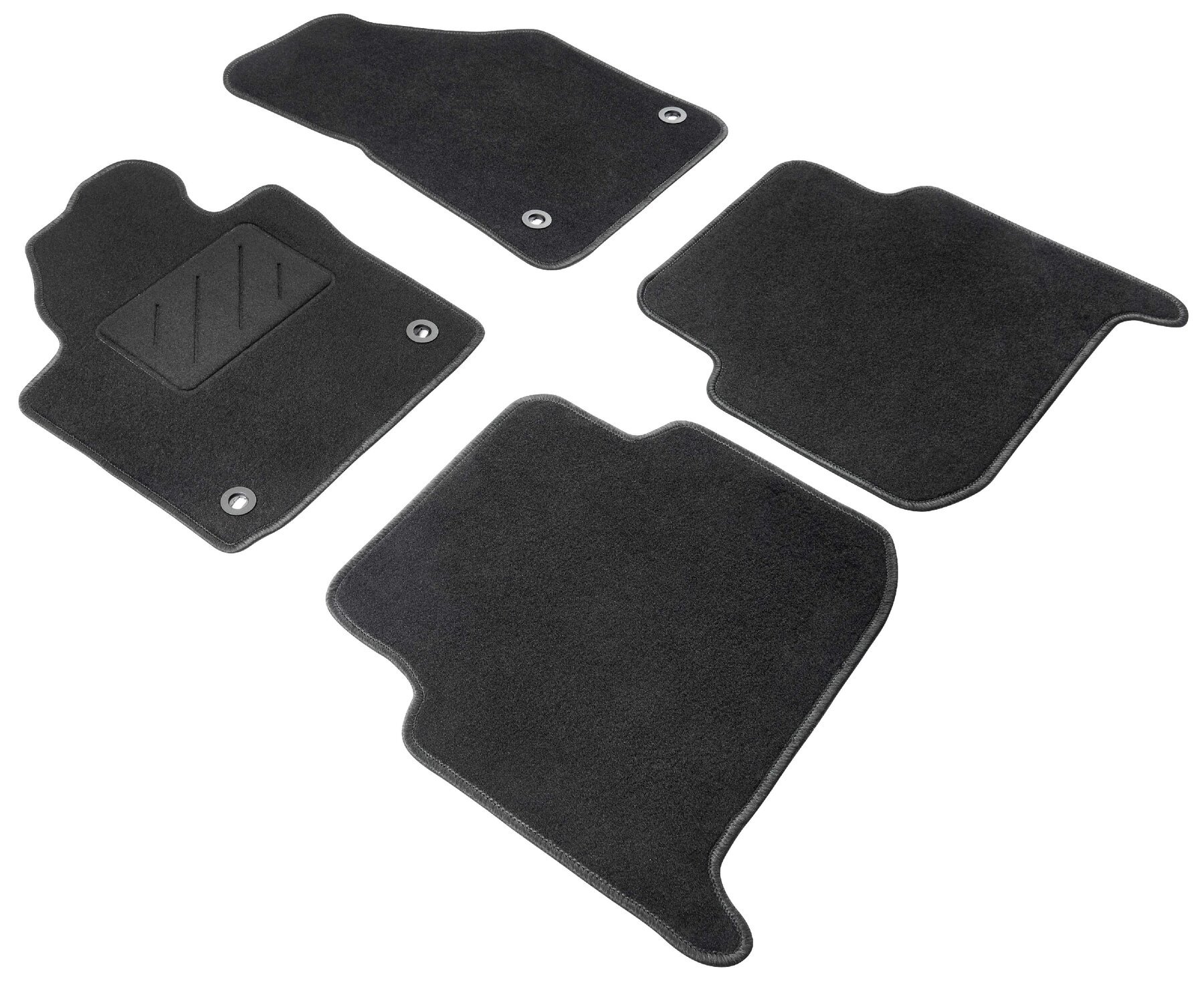 Tapis de sol pour VW Touran 2006-05/2015, 5 places