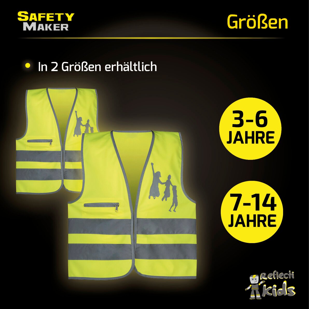 Sicherheitsweste 3-6 Jahre Jumping Kids