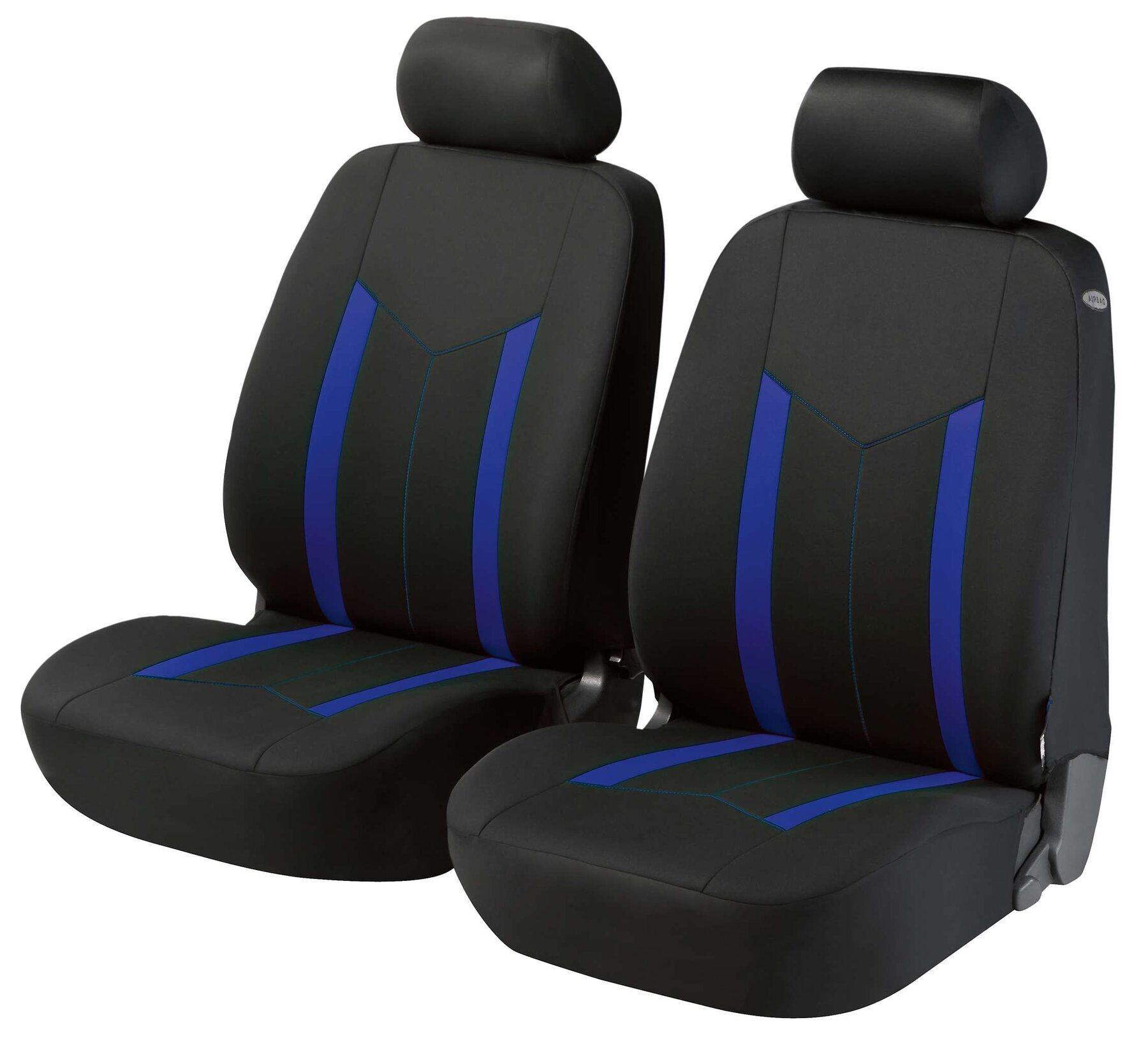 ZIPP-IT Basic Hastings blue Car Seat covers for two front seats with zipper system