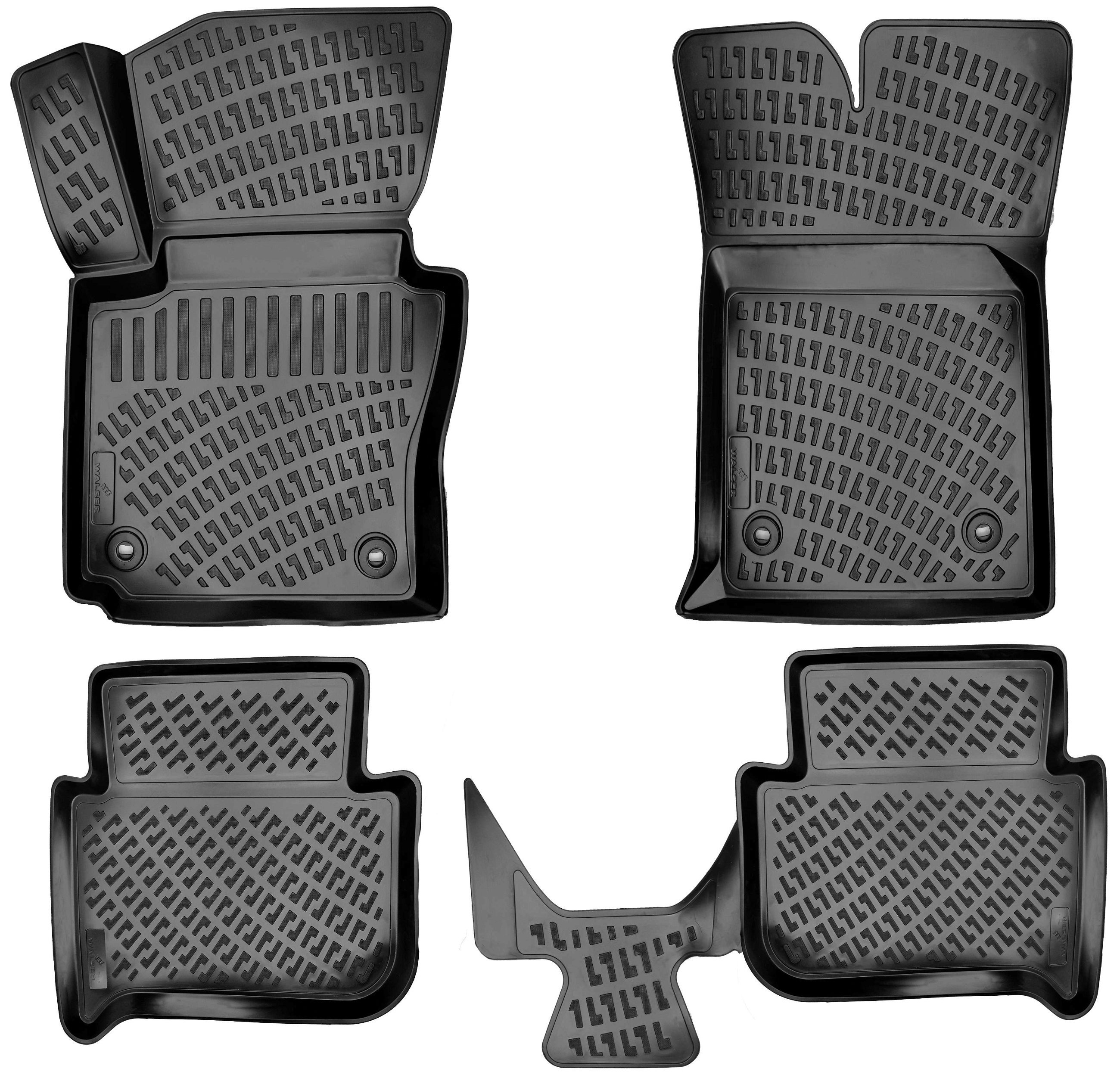 Tapis en caoutchouc NXT pour VW Touran 02/2003 - 05/2015