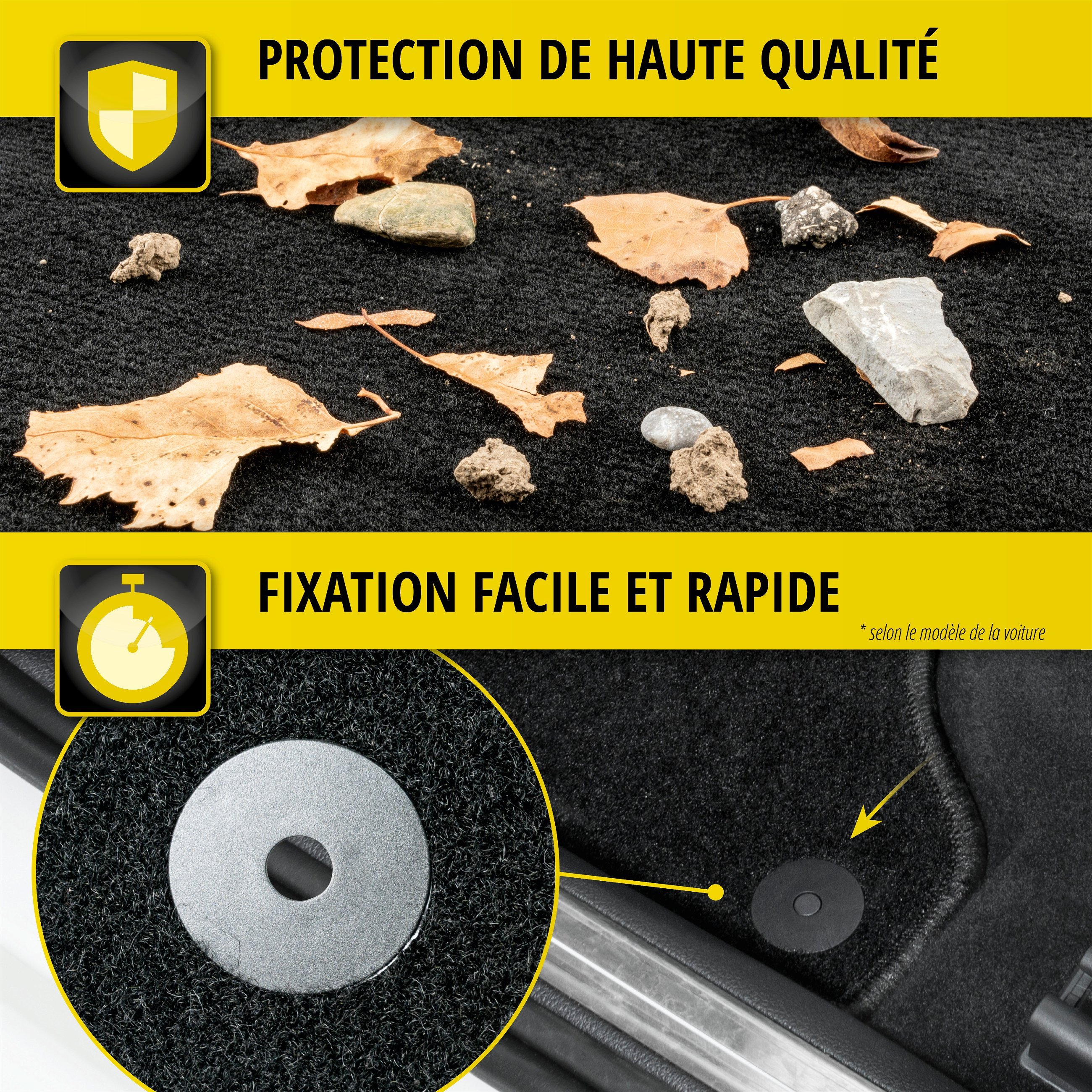 Tapis en caoutchouc DirtGuard pour BMW X1 (E84) 03/2009-06/2015