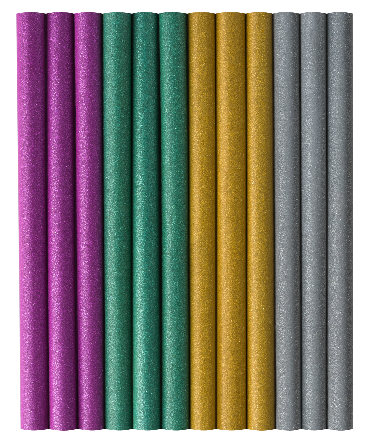 Spoke sticks 36 pieces green/pink/silver/gold reflective