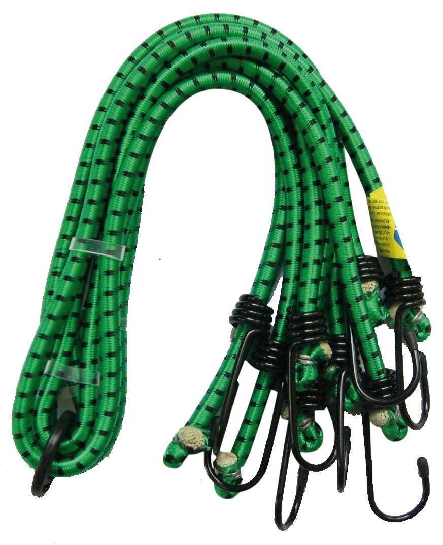 Luggage clamp with safety hooks, 8 rubber arms, each 80 cm