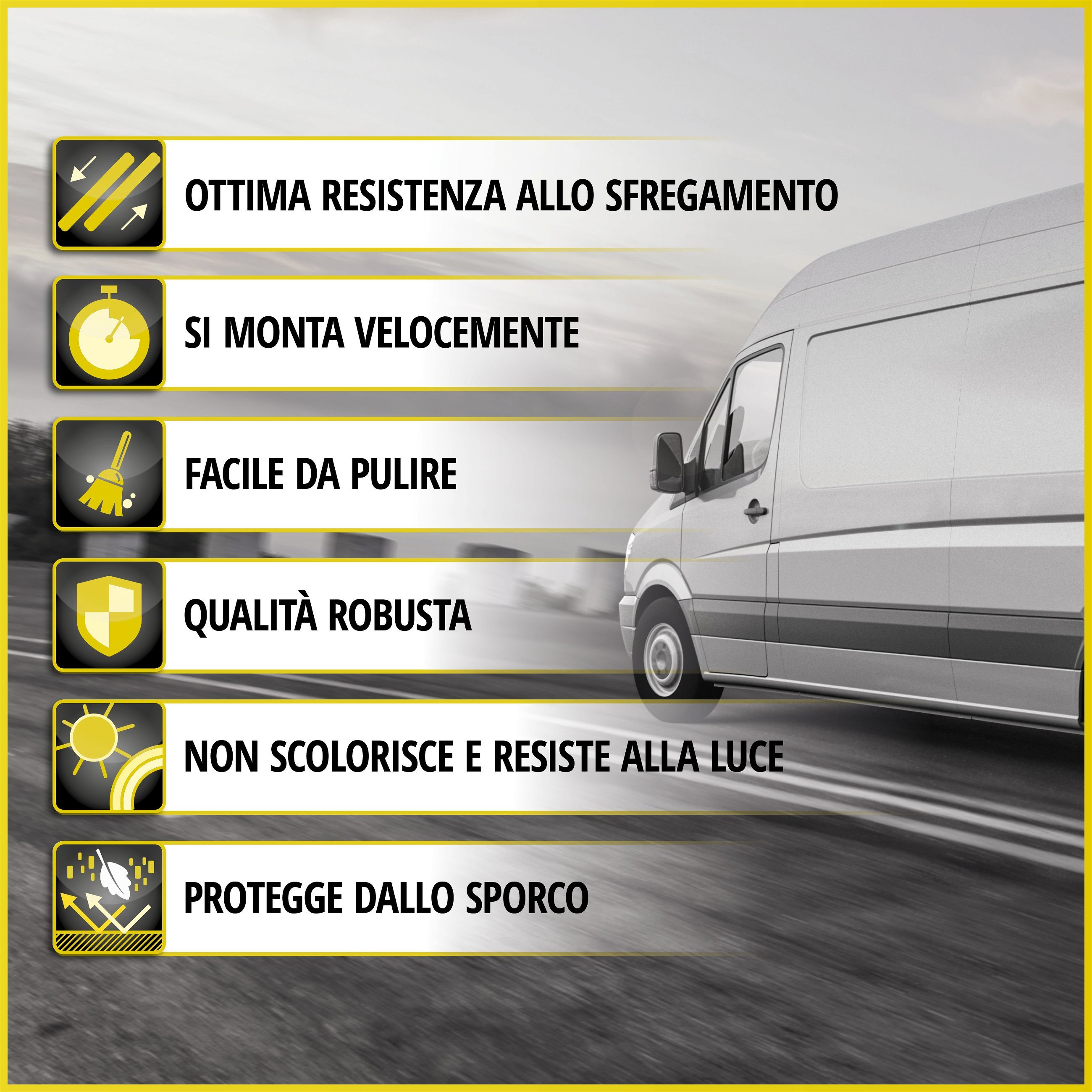 Premium Coprisedili per Fiat Doblo 02/2010-Oggi, 2 coprisedili singoli anteriori + 1 copri bracciolo