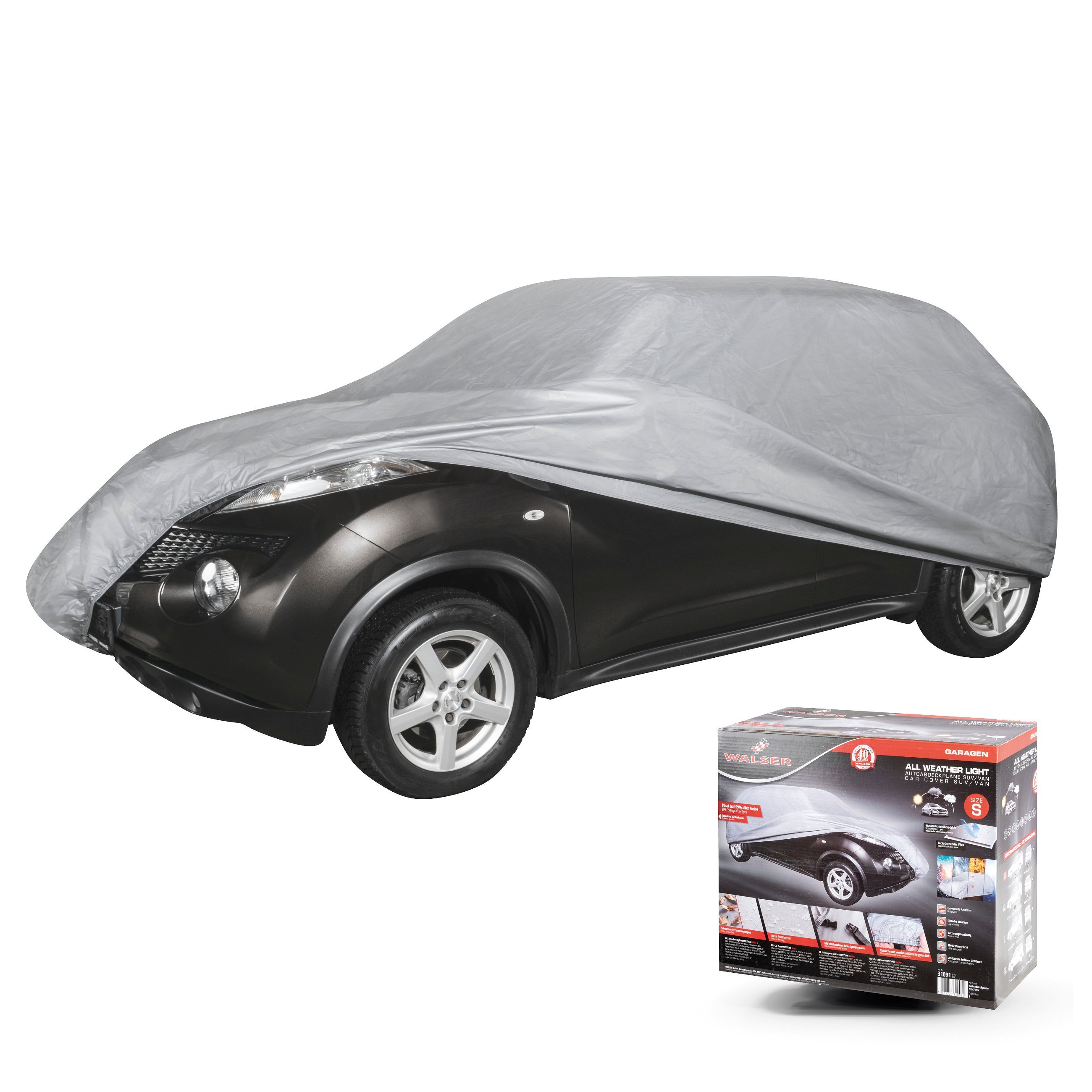 Autoplane All Weather Light, SUV-Abdeckplane Größe S, hellgrau