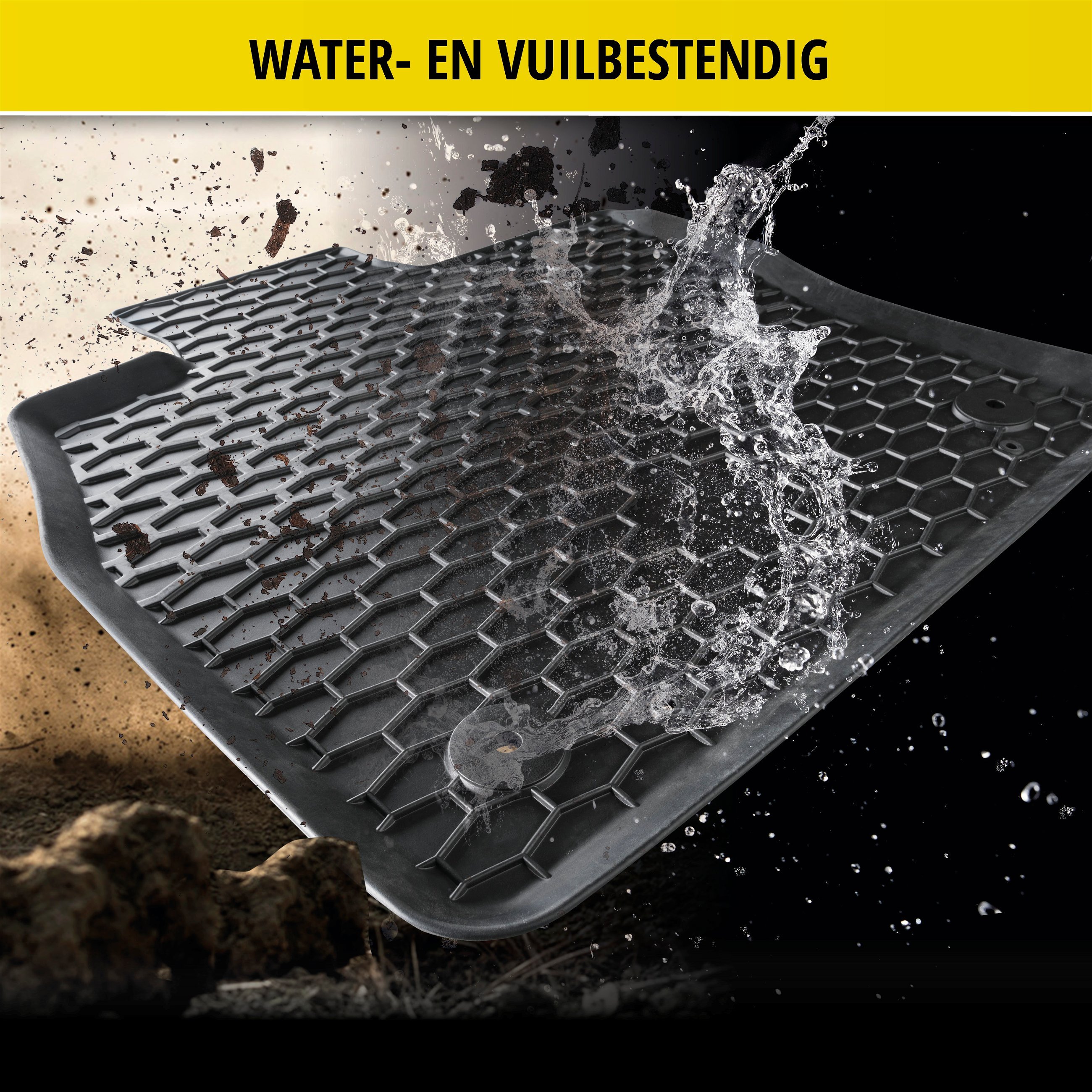 DirtGuard rubberen voetmatten geschikt voor Kia Picanto (JA) 03/2017-Vandaag