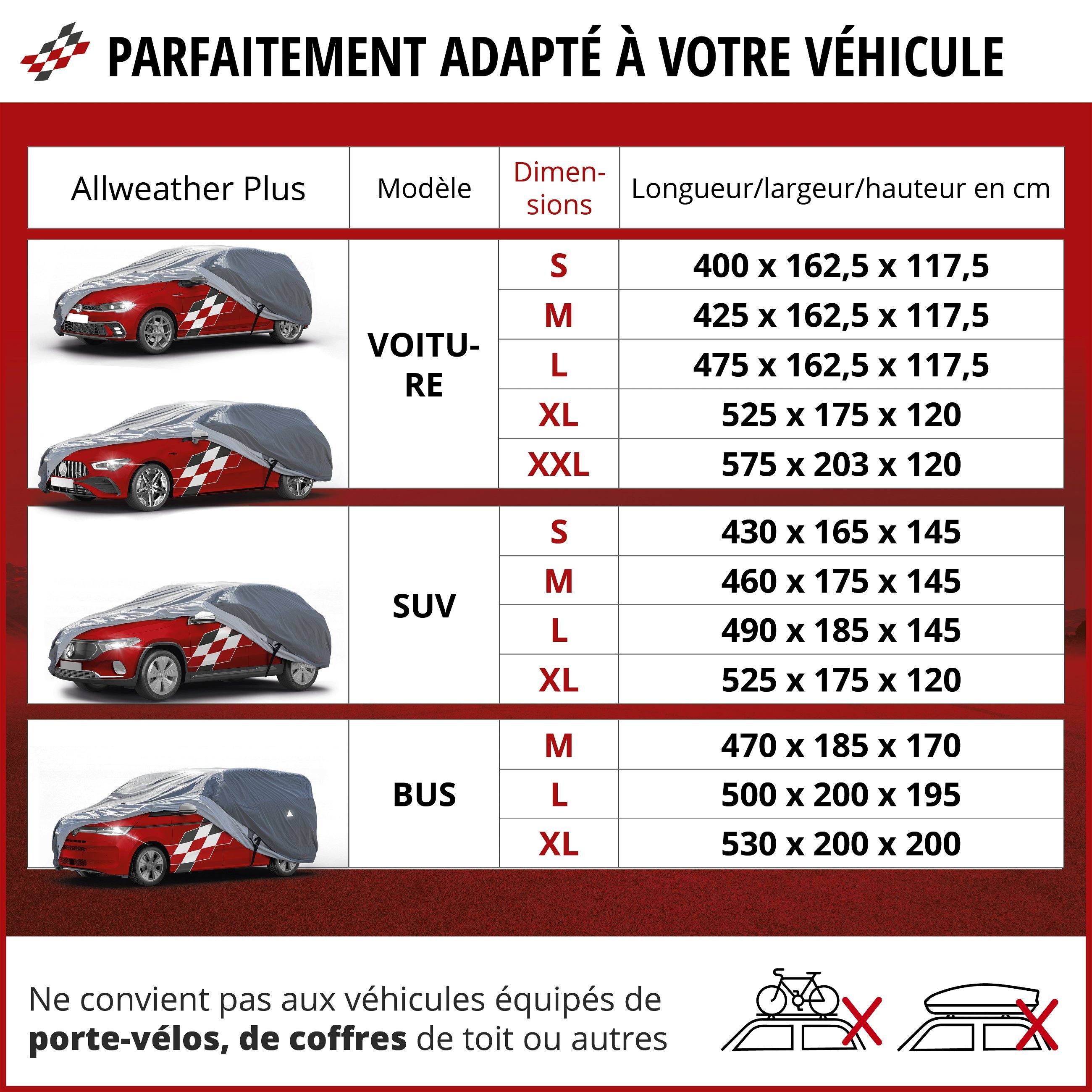 Housse de voiture All Weather - LeSpécialistedeBâches