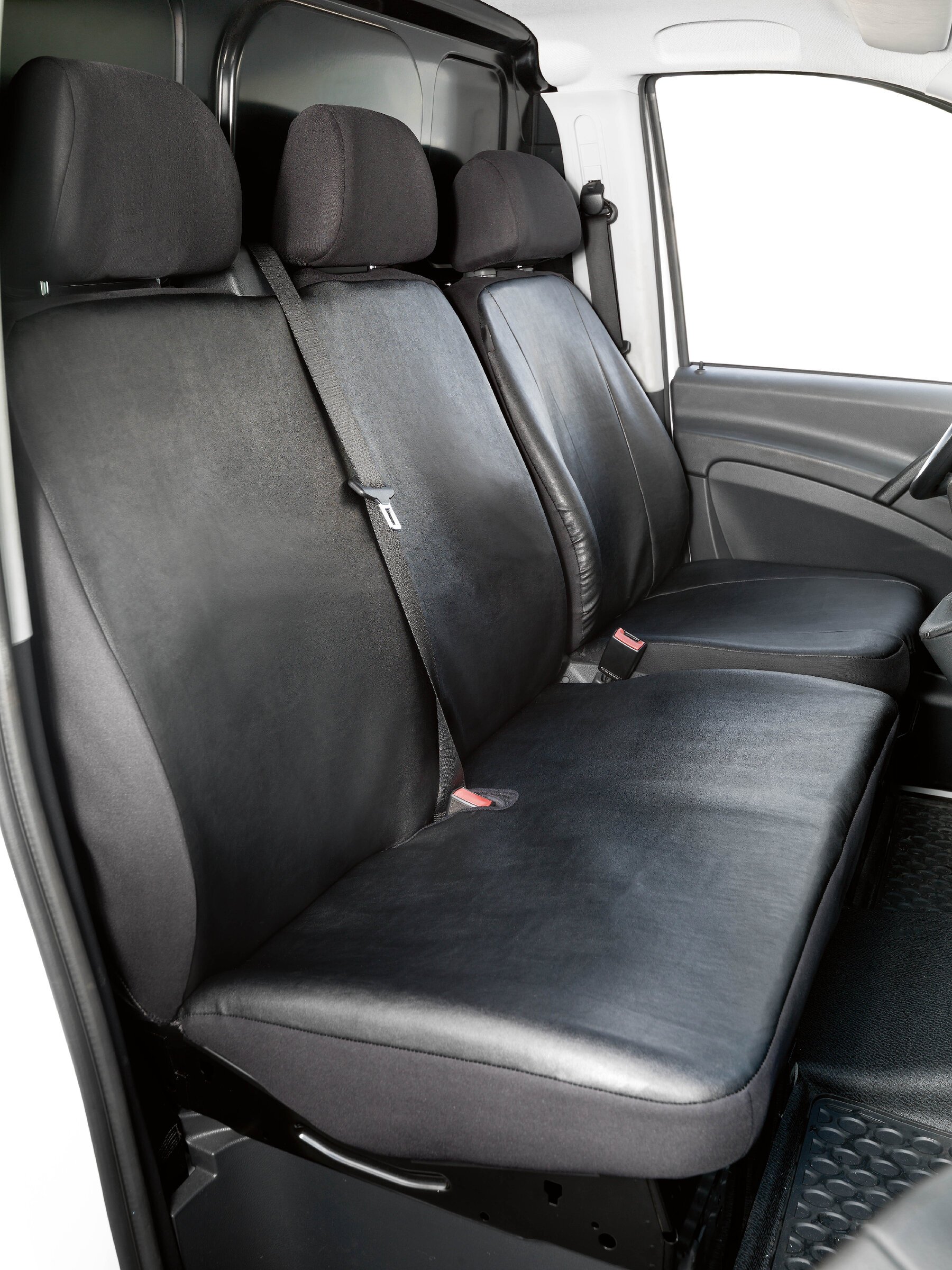 Housse de siège Transporter en simili cuir pour Mercedes-Benz Viano/Vito, siège simple